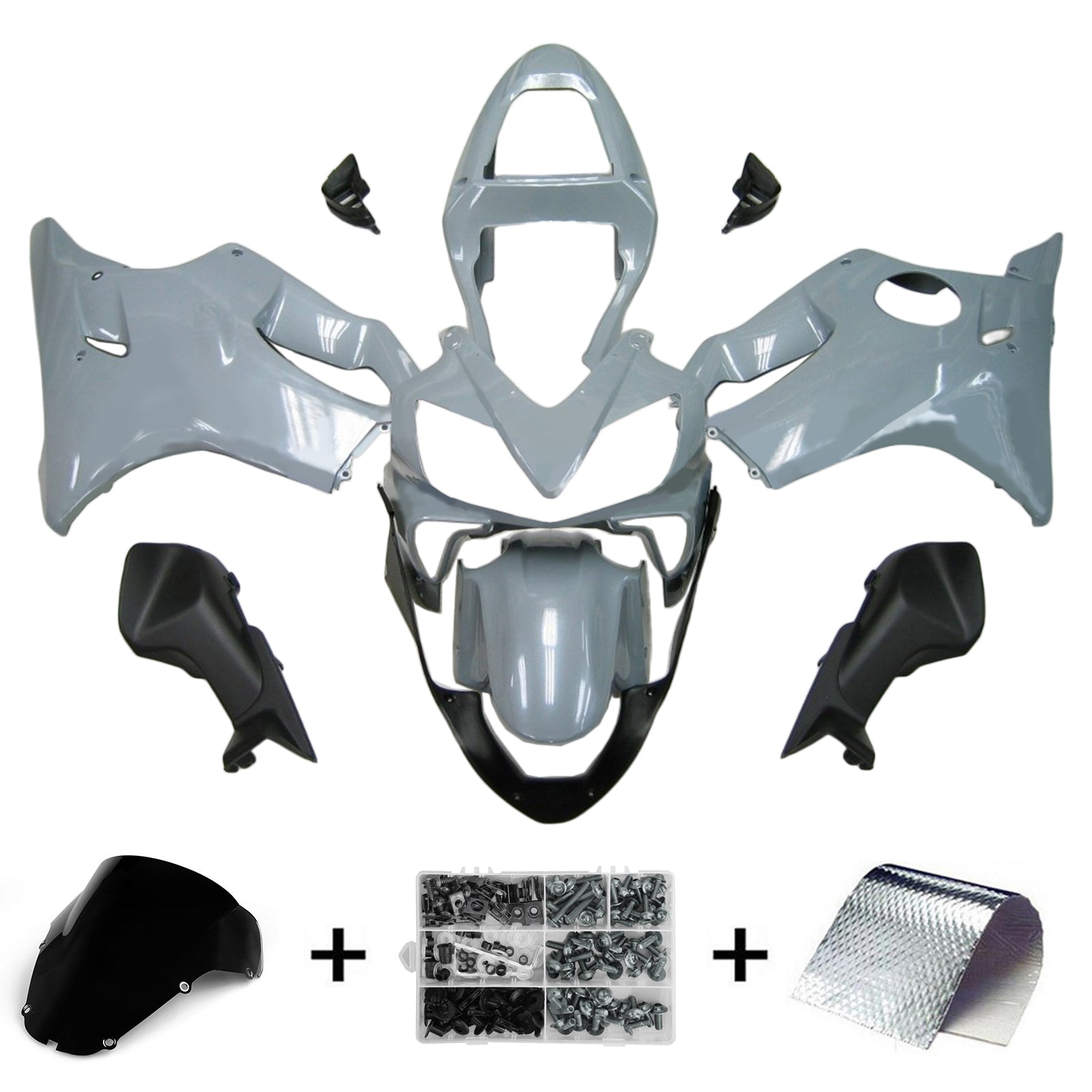 Kit de carénage par injection , carrosserie en plastique ABS Pour Honda CBR600 F4i 2001-2003