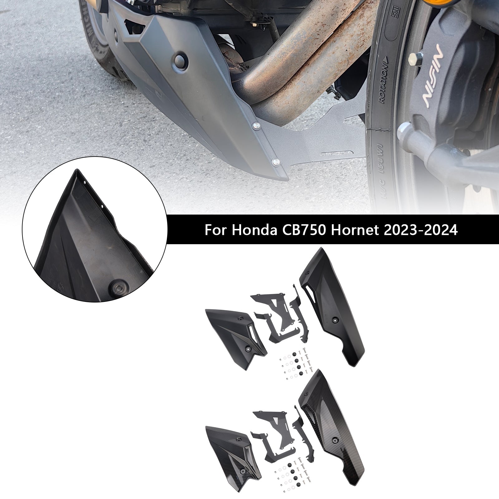 Couvercle de protection décoratif pour plaque inférieure du moteur Honda CB750 Hornet 2023-2024