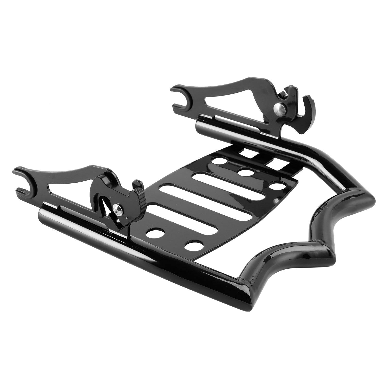 Shiny Black Snembleble Raggage Rack za Electra Glide Ultra Classic flhtcu/I 2009-2019