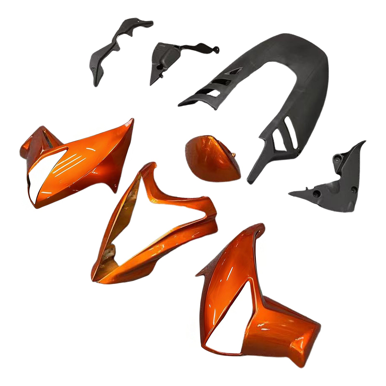 Kit de carénage par injection, carrosserie en plastique ABS, compatible avec la Kawasaki ER-6N 2009-2010