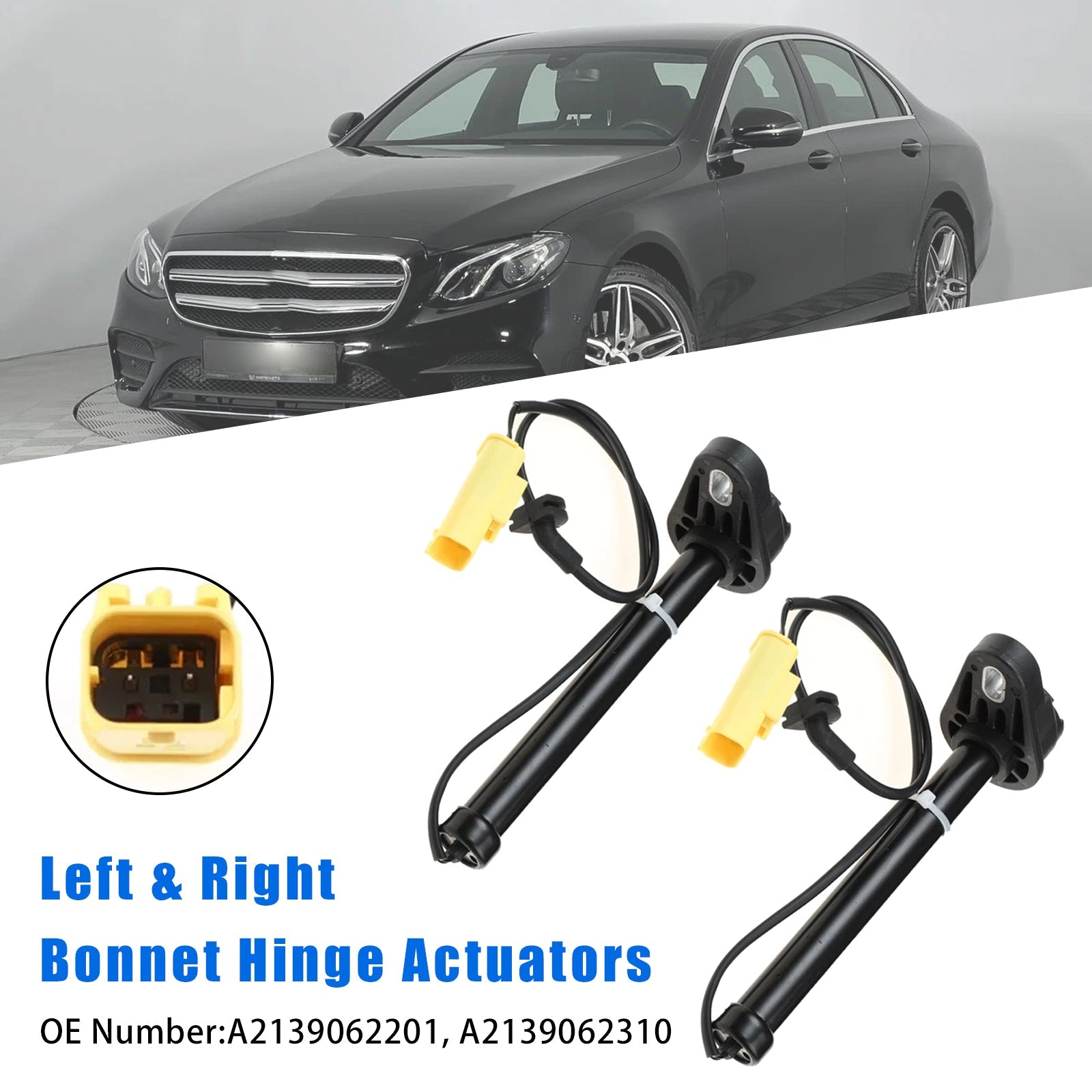 2 actionneurs de charnière de capot 2139062201 pour Mercedes W213 S213 C213 2016-2023