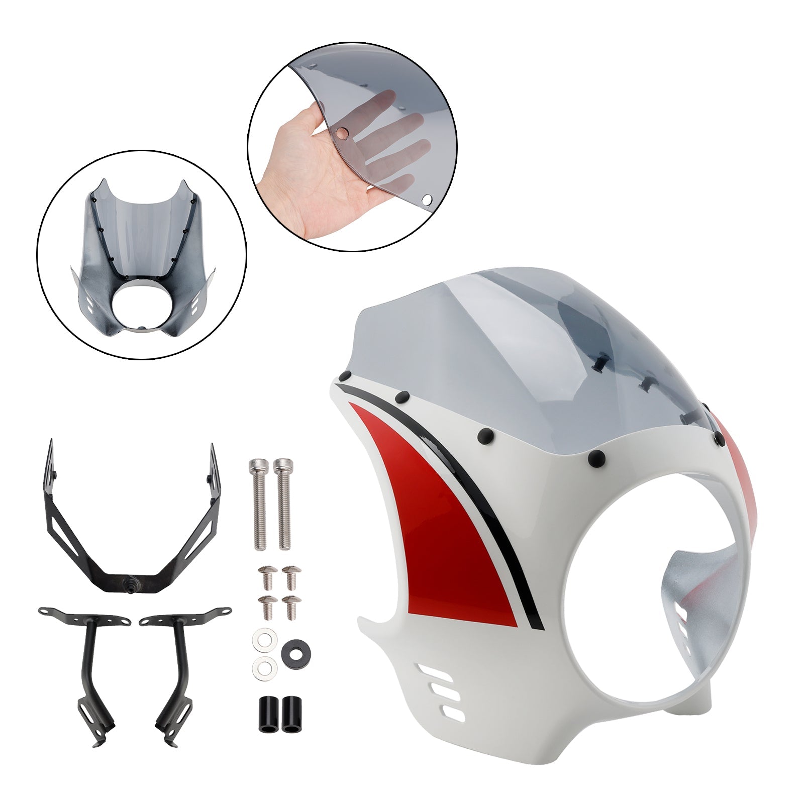 Parabrisas y carenado de faro para Yamaha XSR900 (2022-2025)