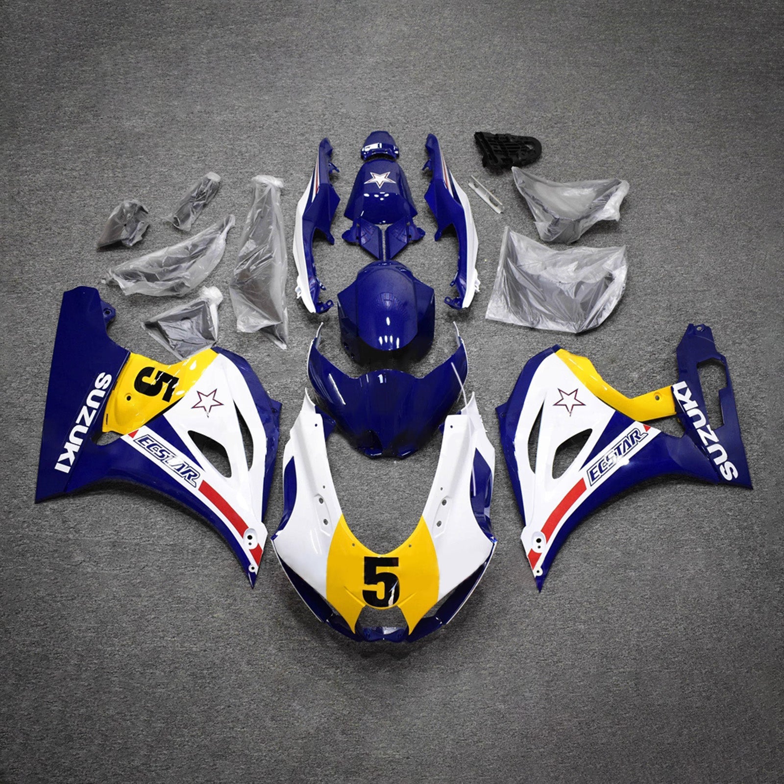 Kit de carénage injecté en plastique ABS pour Suzuki GSXR1000 2017-2025 K17