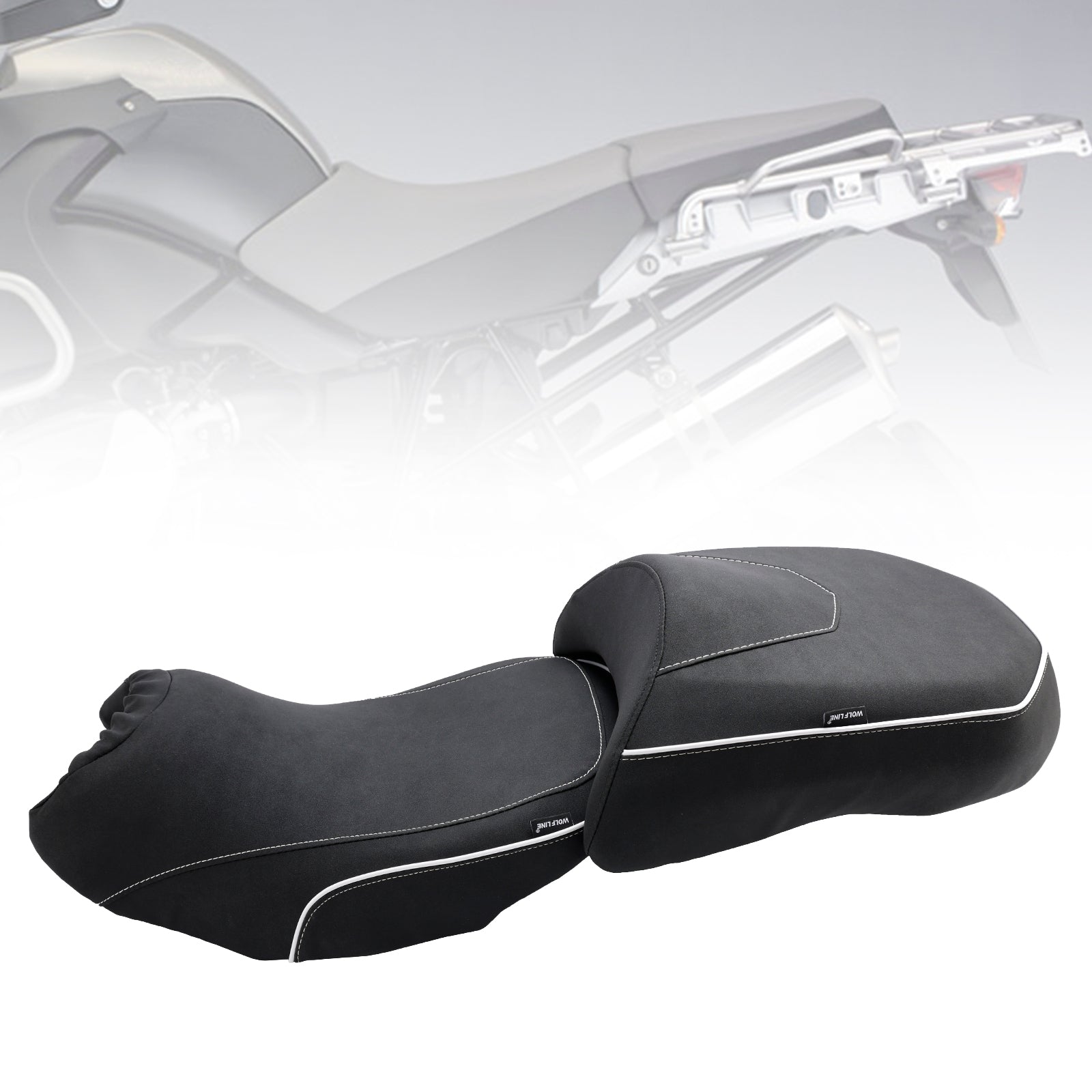 Remplacer le siège conducteur avant/arrière noir pour BMW R1200Gs 14-18 R1250Gs