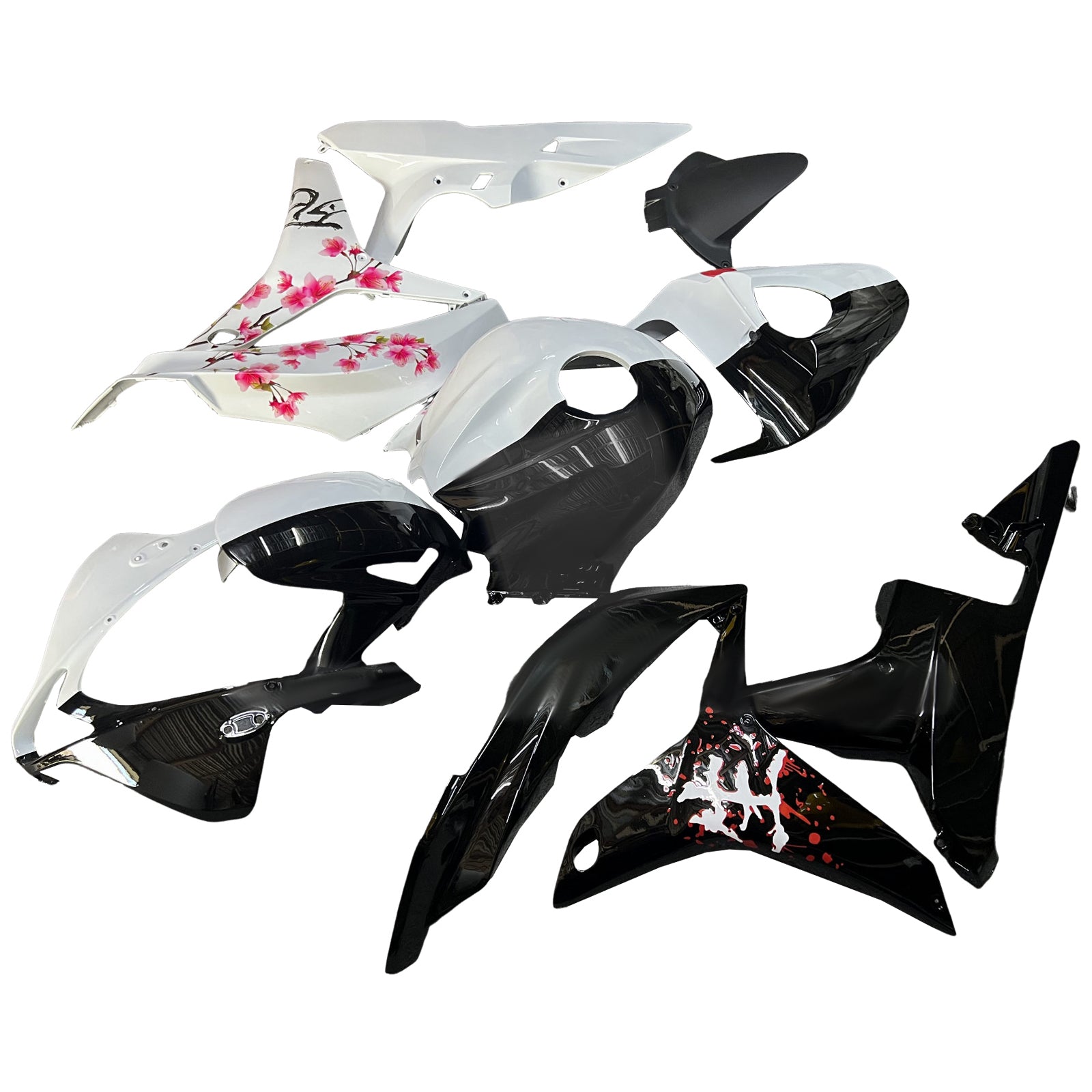 Kit de carenado de plástico ABS para Honda CBR600R 2007-2008 F5