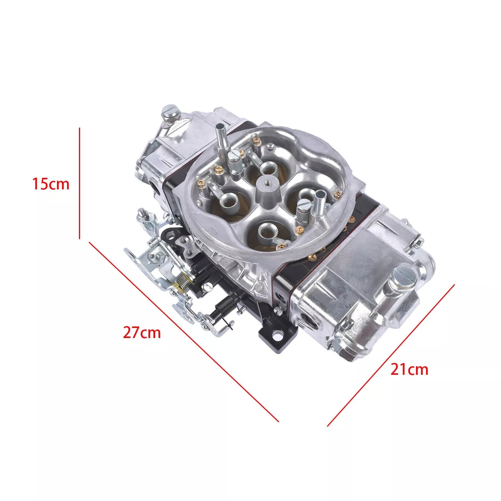 Carburateur BR-67200 à 4 corps, alésage carré, double 750 pi3/min, mécanique secondaire