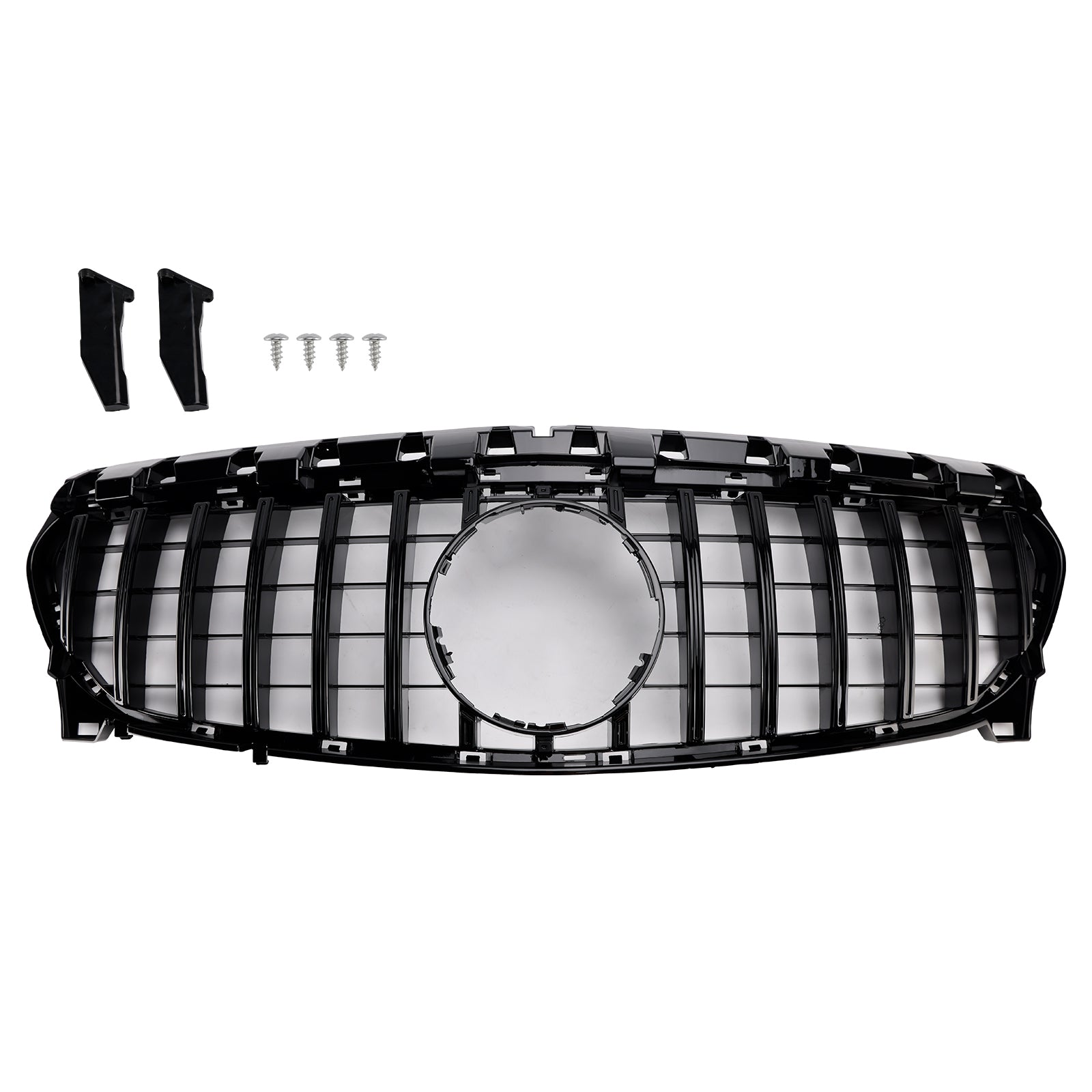 GT Style Front Bumper Grill Grille Pour Mercedes Benz CLA-CLASS W117 CLA250 2013-2019