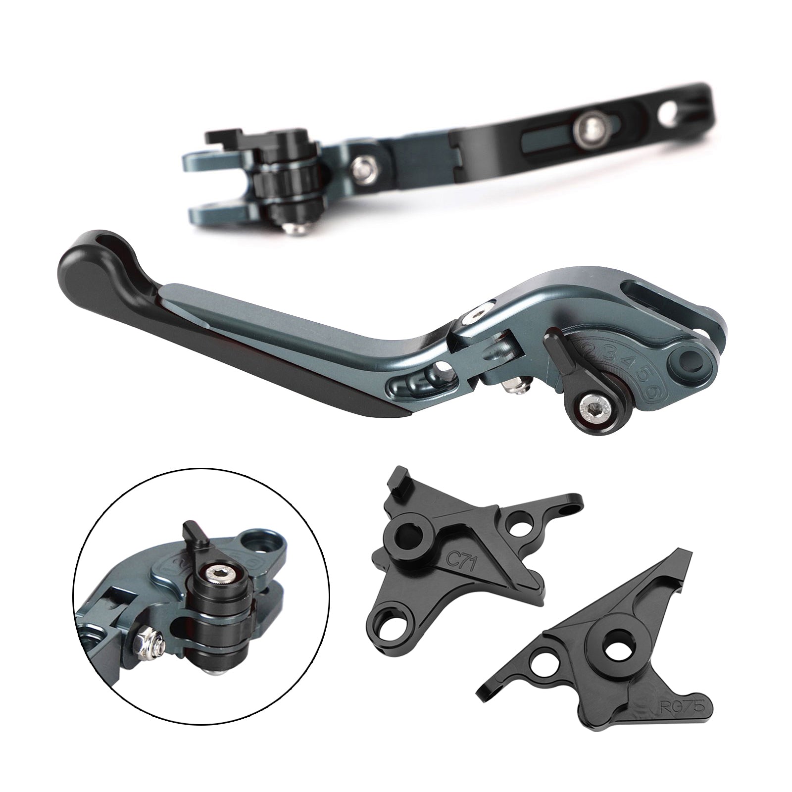 Levier de frein d'embrayage réglable pour BMW R NINE T /PURE/RACER 2017-2023