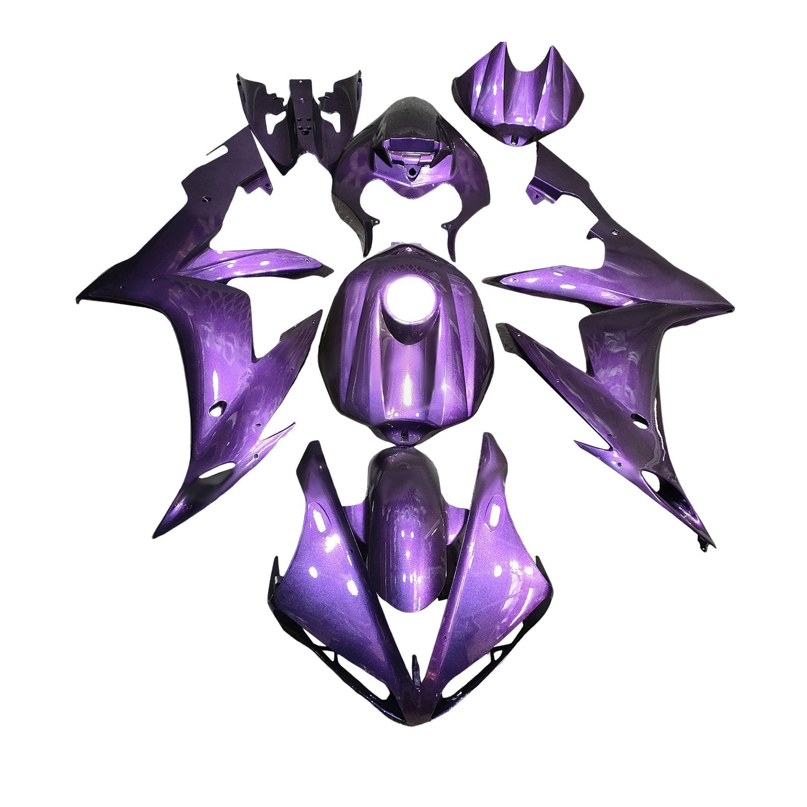 Kit carenatura iniettata in plastica ABS per Yamaha YZFR1 YZF-R1 2004-2006