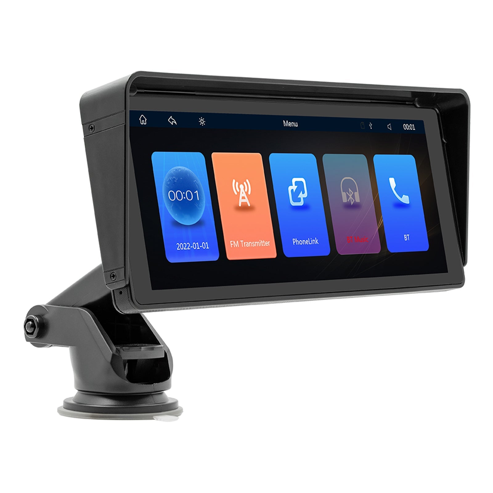 Lecteur MP5 de voiture 10,26 pouces Transmetteur FM Bluetooth pour voiture sans fil Carplay 4 caméras LED