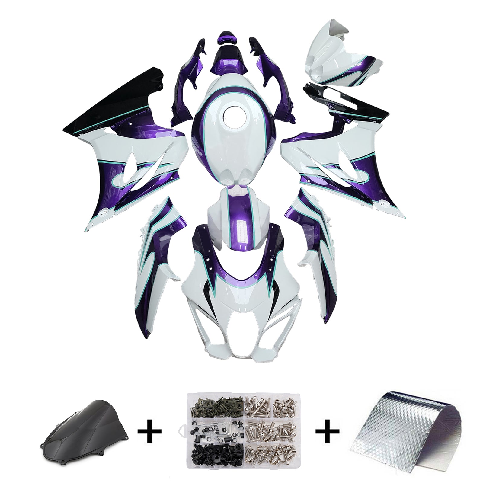 Kit de carénage en plastique ABS pour Suzuki GSXR1000 2017-2025 K17