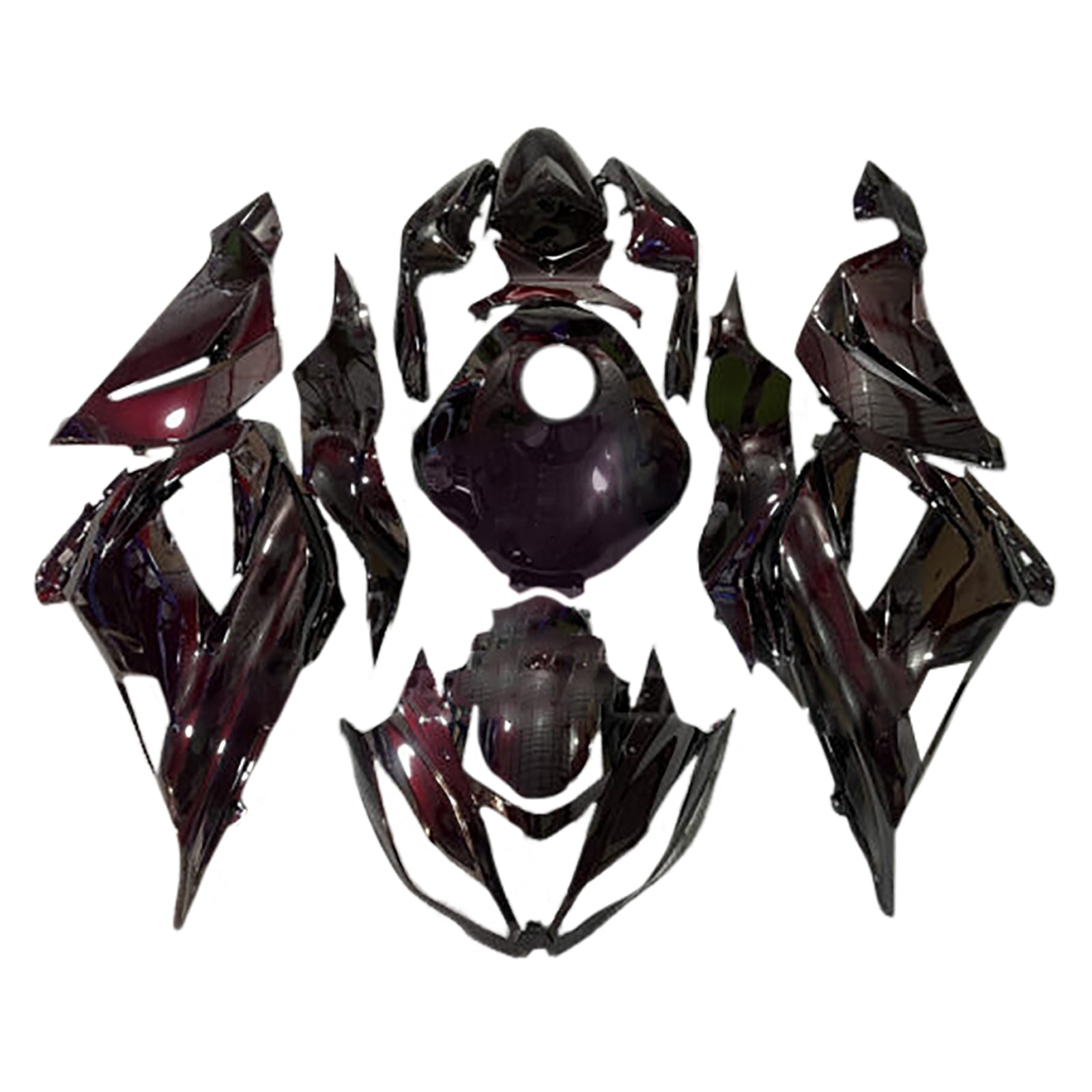 Kit de carénage par injection, carrosserie en plastique ABS pour Kawasaki ZX6R 636 2013-2018