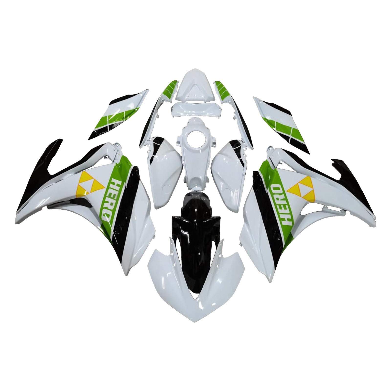 Kit de carénage injecté ABS pour Yamaha YZF-R3 2014-2018 et R25 2015-2017