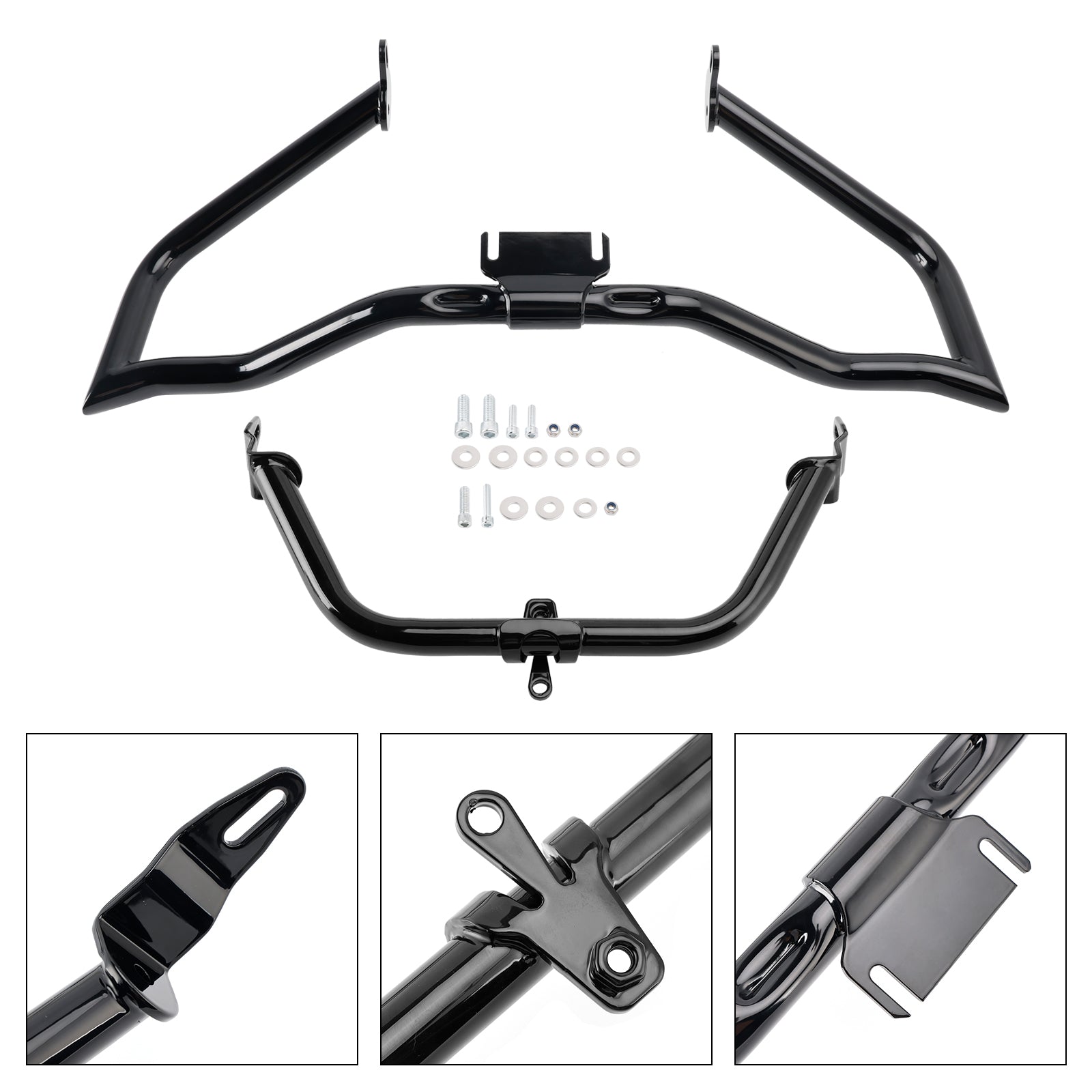 Cadre de protection moteur anti-collision pour Road Glide 2014-2022, protection de pare-chocs chromée