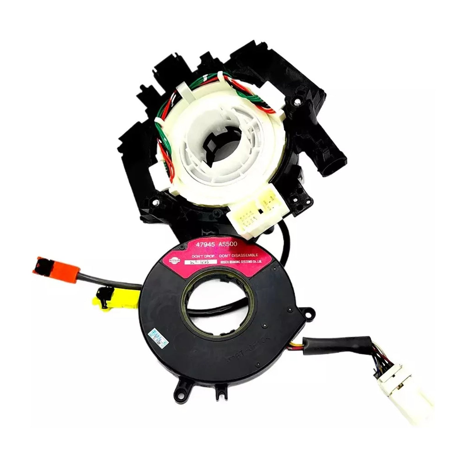 Resorte de reloj + conjunto de sensor de ángulo de dirección 47945-AS500 para NISSAN 2003-2017