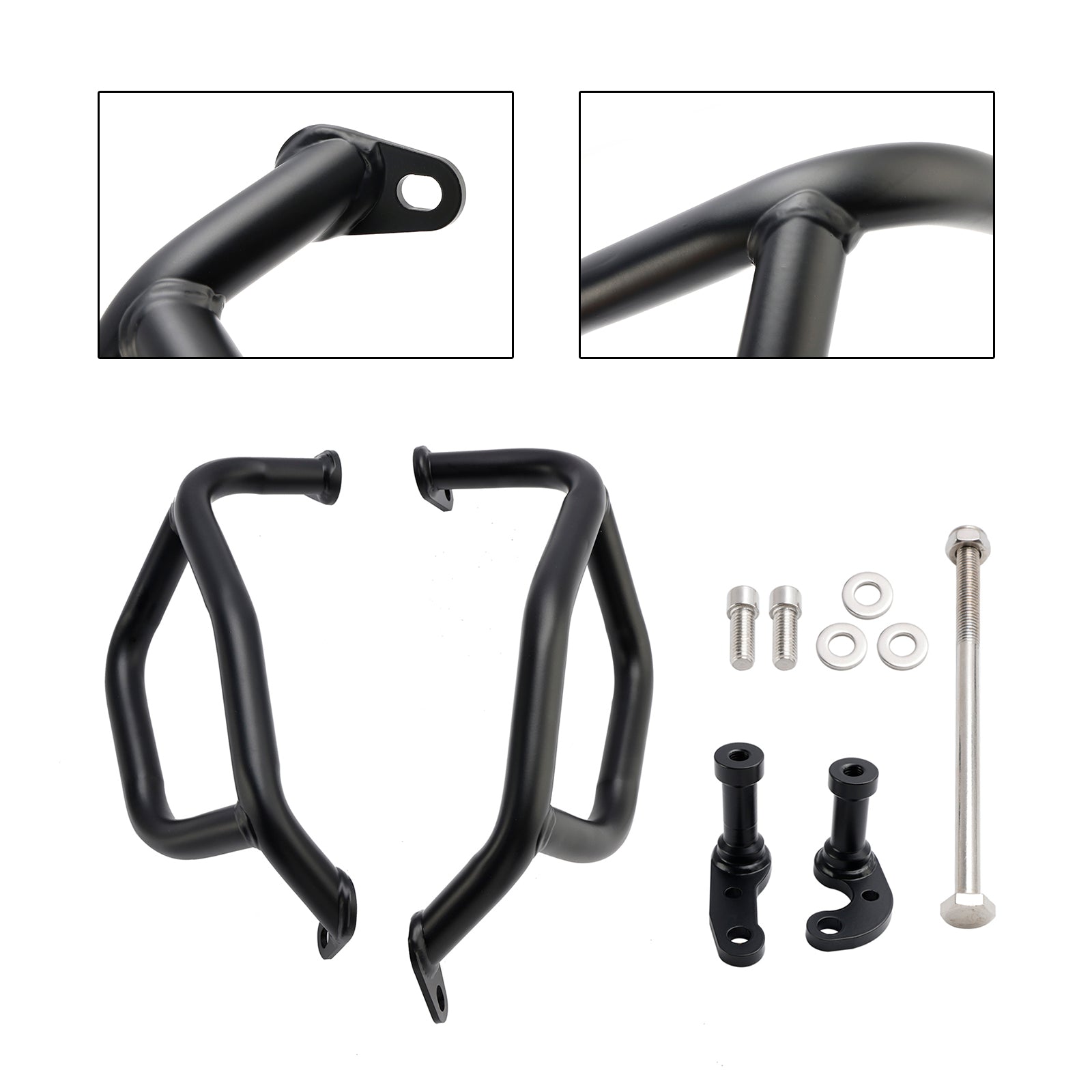 Cadre de protection de moteur Honda NX500 2024, barre de protection inférieure argentée