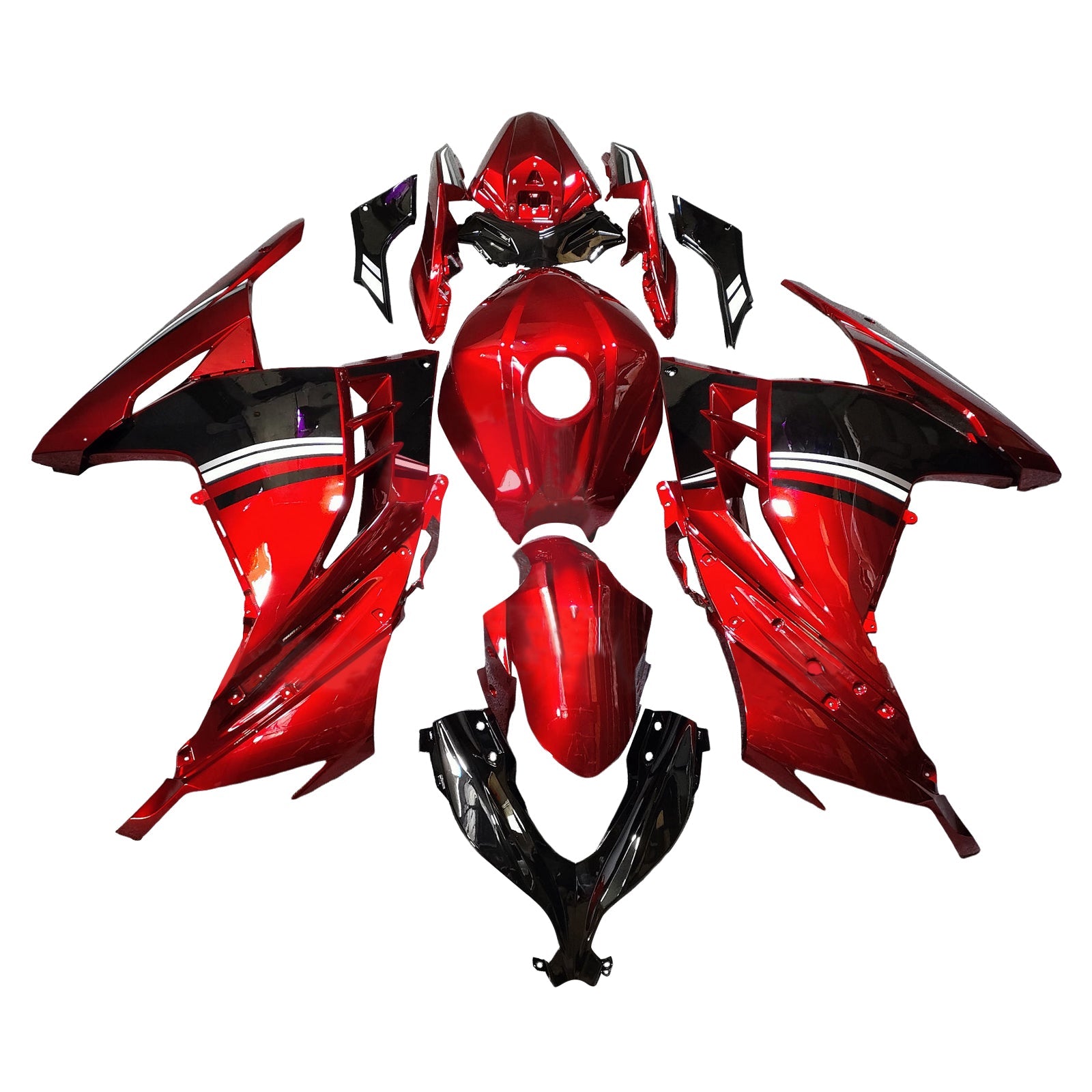 Injekcijski komplet, plastična karoserija ABS za Kawasaki EX300 ninja300 2013-2024