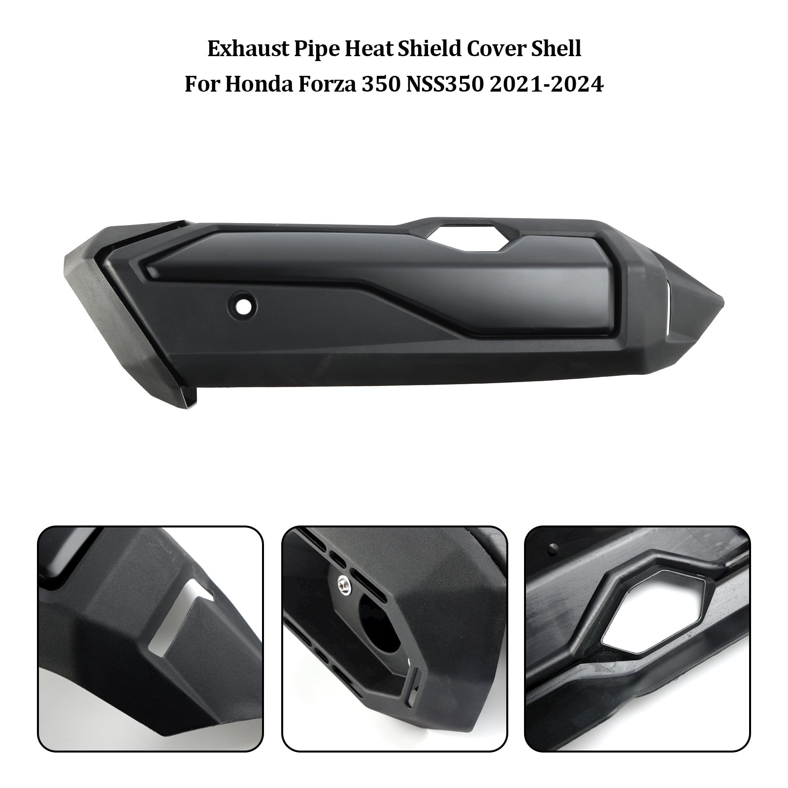 Coque de protection du bouclier thermique du tuyau d';échappement Honda Forza 350 NSS350 2021-2024