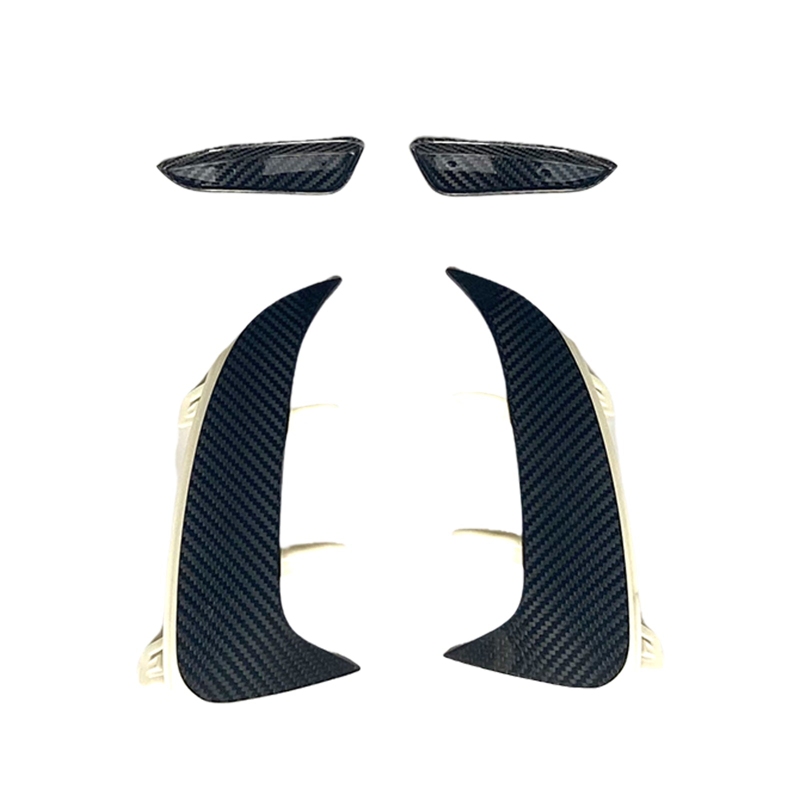 Kit carrosserie en fibre de carbone pour pare-chocs avant, compatible avec Mercedes-Benz Classe A W177 A45 (2019-2023) et W177 A45S.