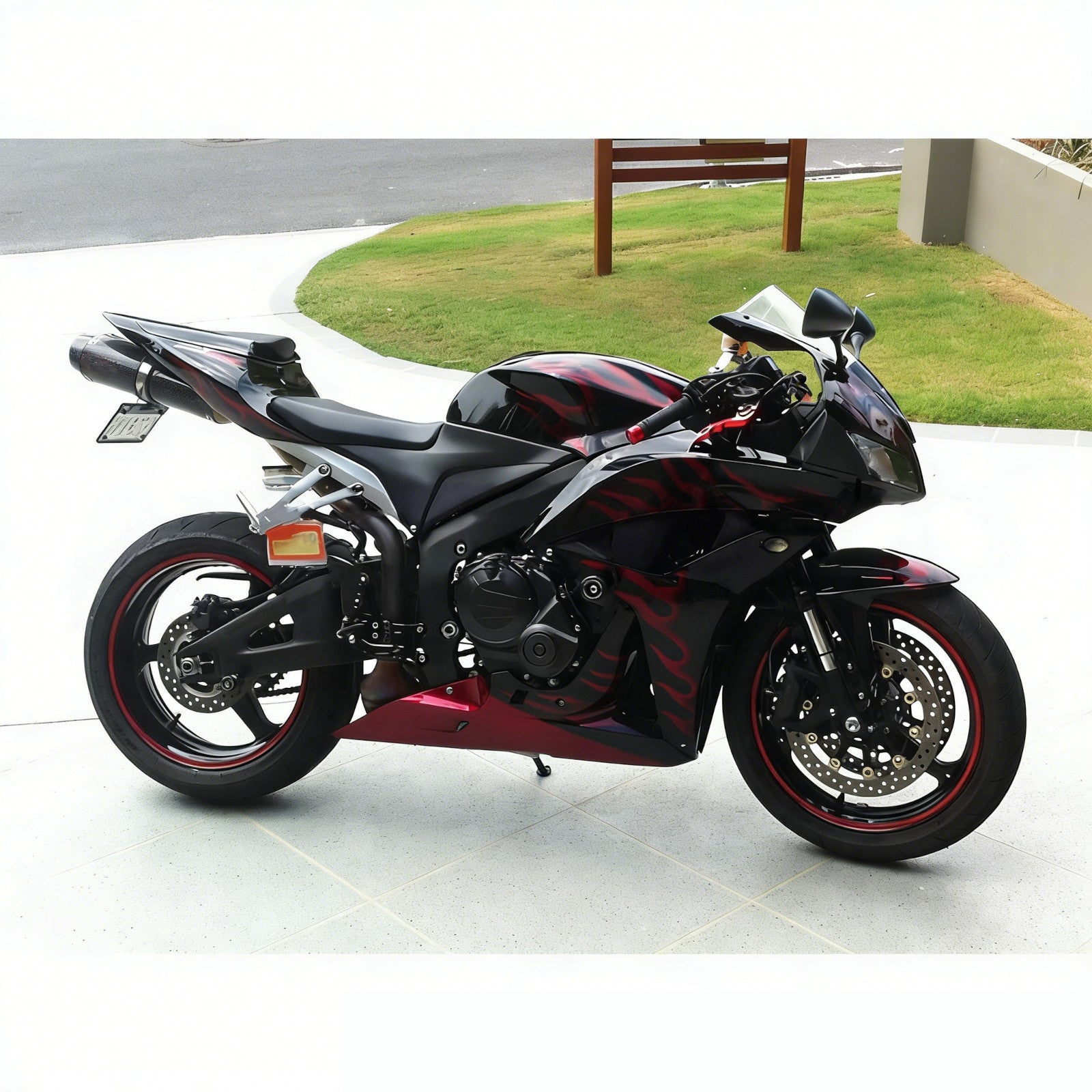 Kit de carénage par injection, carrosserie en plastique ABS pour Honda CBR600RR 2007-2008 F5