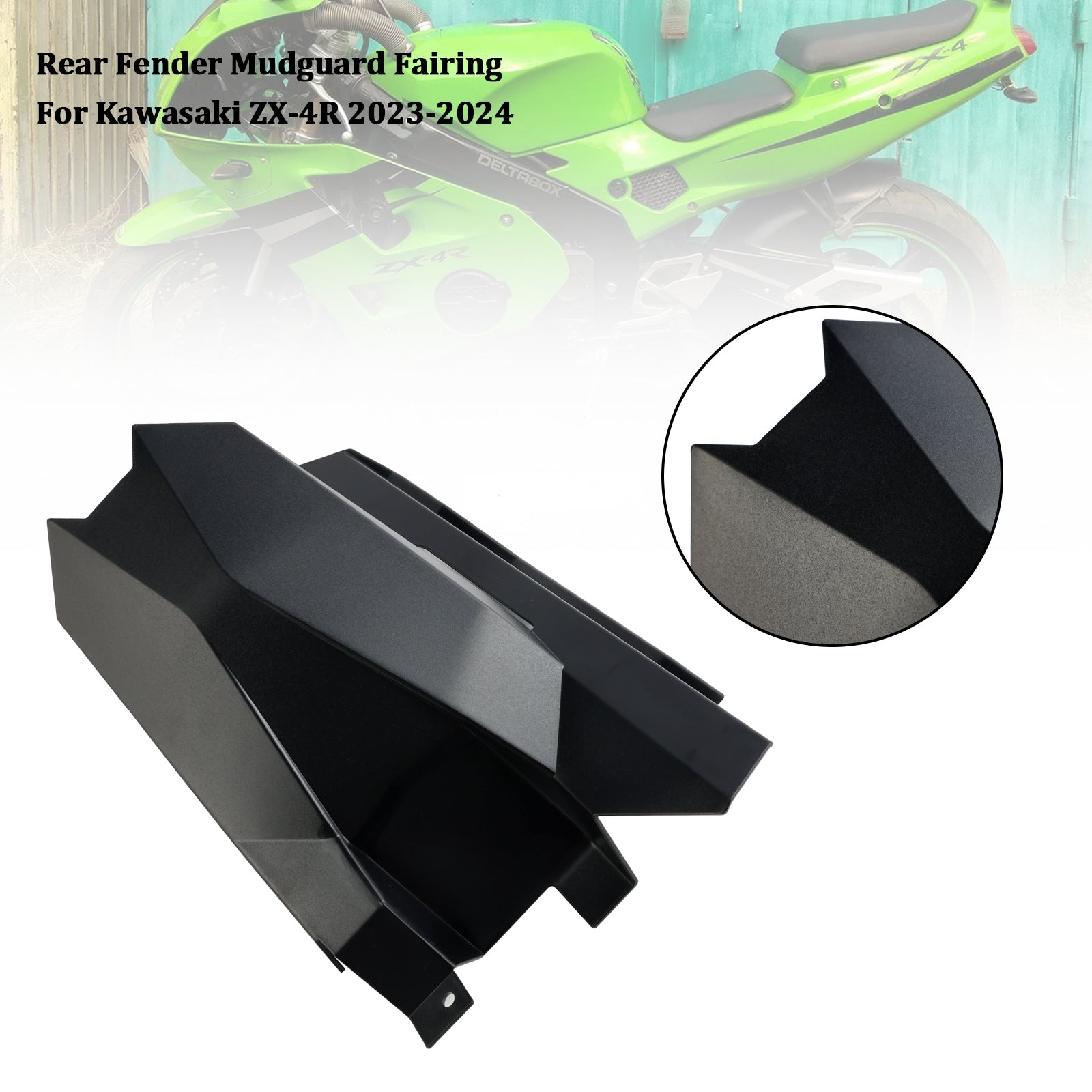 Carénage de garde-boue arrière pour Kawasaki ZX-4RR 2023-2024