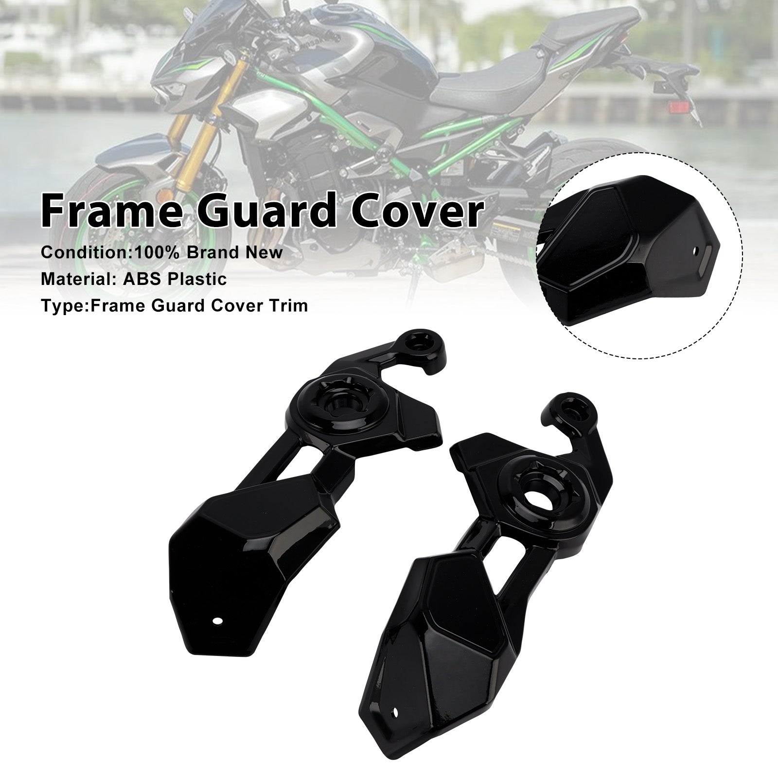 Carénage de protection latérale de cadre pour Kawasaki Z900 2025-2026