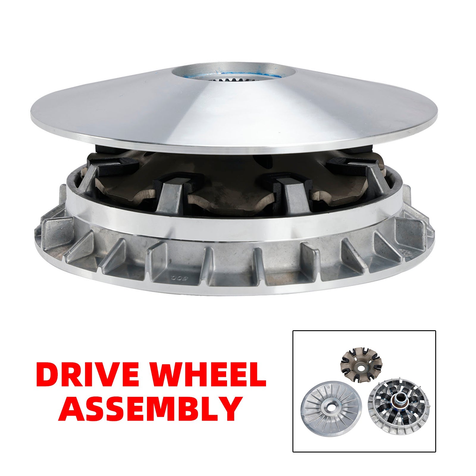 Conjunto de polea del variador del embrague delantero 5Uv-17606-00 4B5-W1760-00 para Yamaha XP500