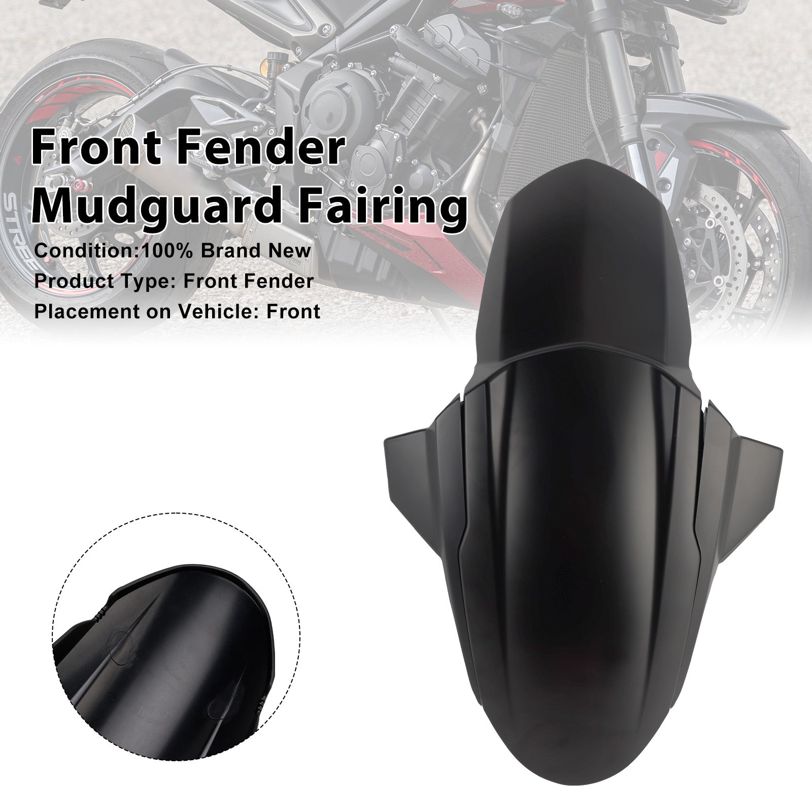 Garde-boue avant et carénage pour Street Triple 765 R RS (2020-2025)