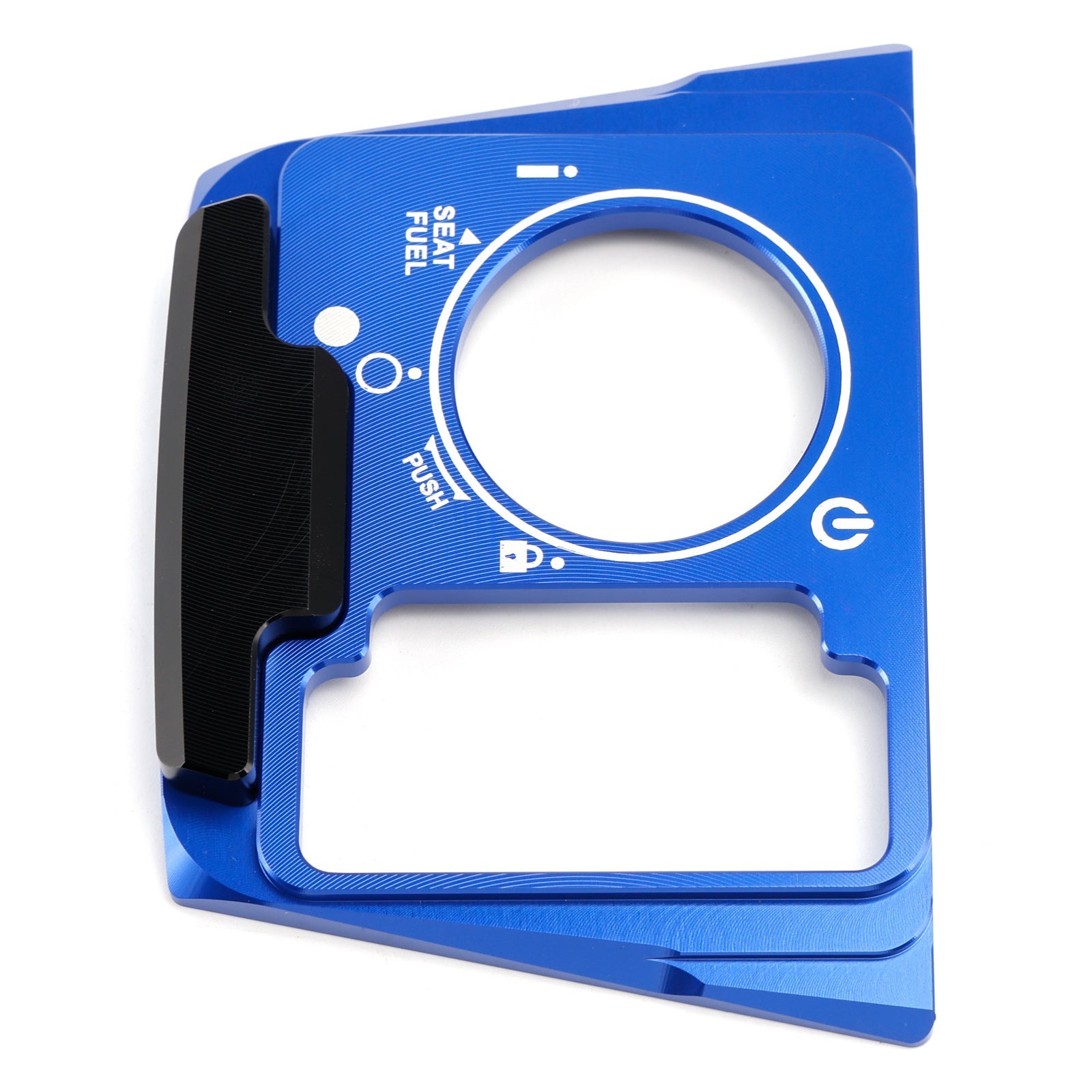 Tapa cilíndrica de llave de aluminio azul para Honda NSS 350 Forza 350 300 2018-2023