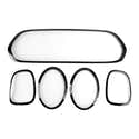 Garnitures De Phares Et Feux Arrière Noires Brillantes Pour Mini F55/F56/F57 (2014-2022) - En ABS/PP - Style Personnalisé - 6