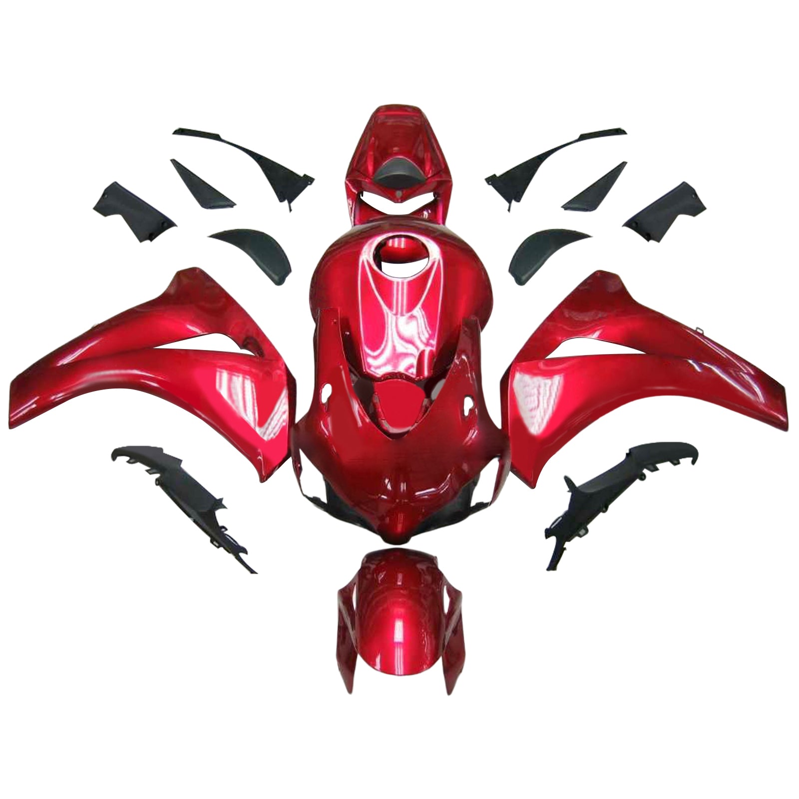 Kit de carénage injecté en plastique ABS pour Honda CBR1000RR 2008-2011