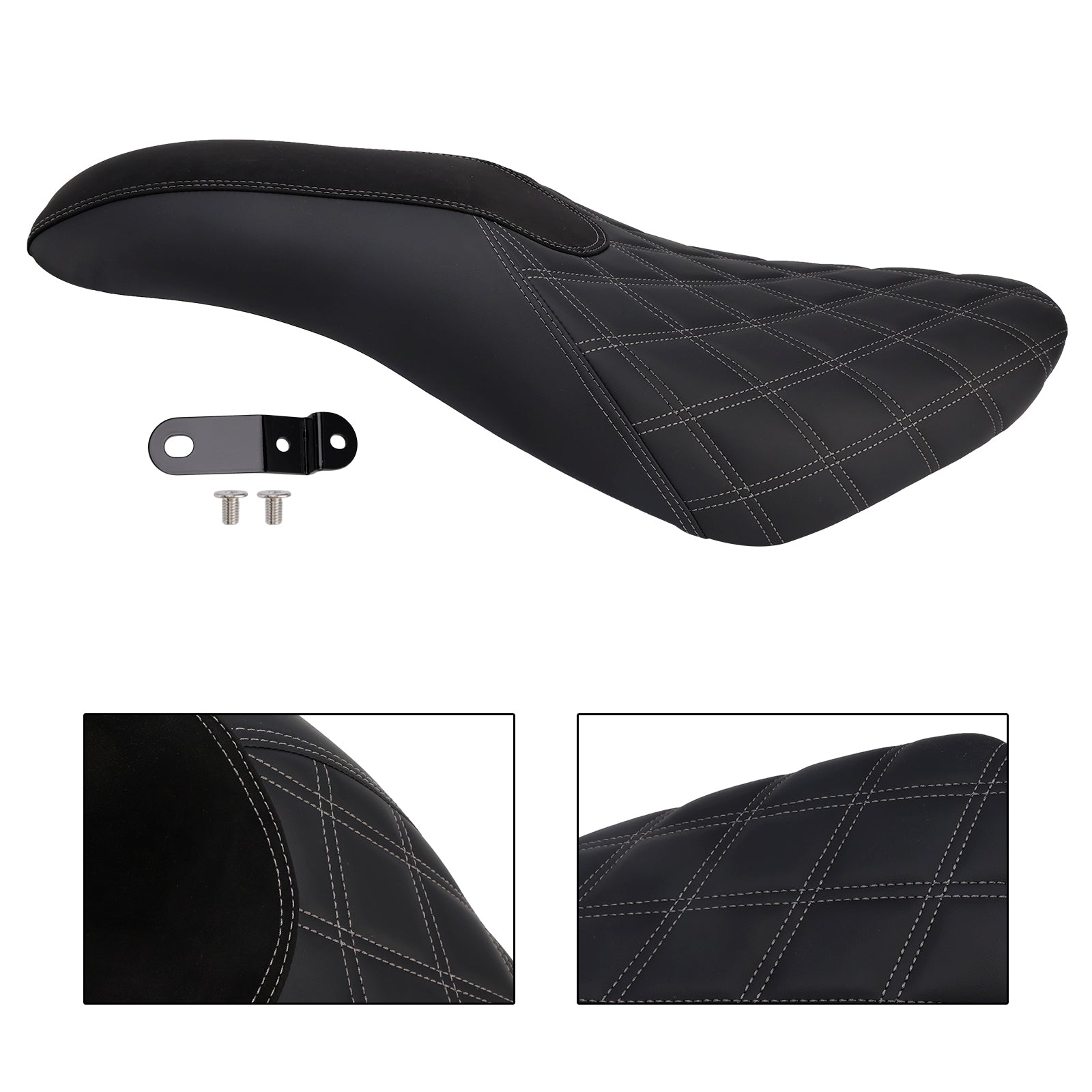 Selle passager complète avec coussin noir pour Honda CM/CMX1100 (2021-2025).