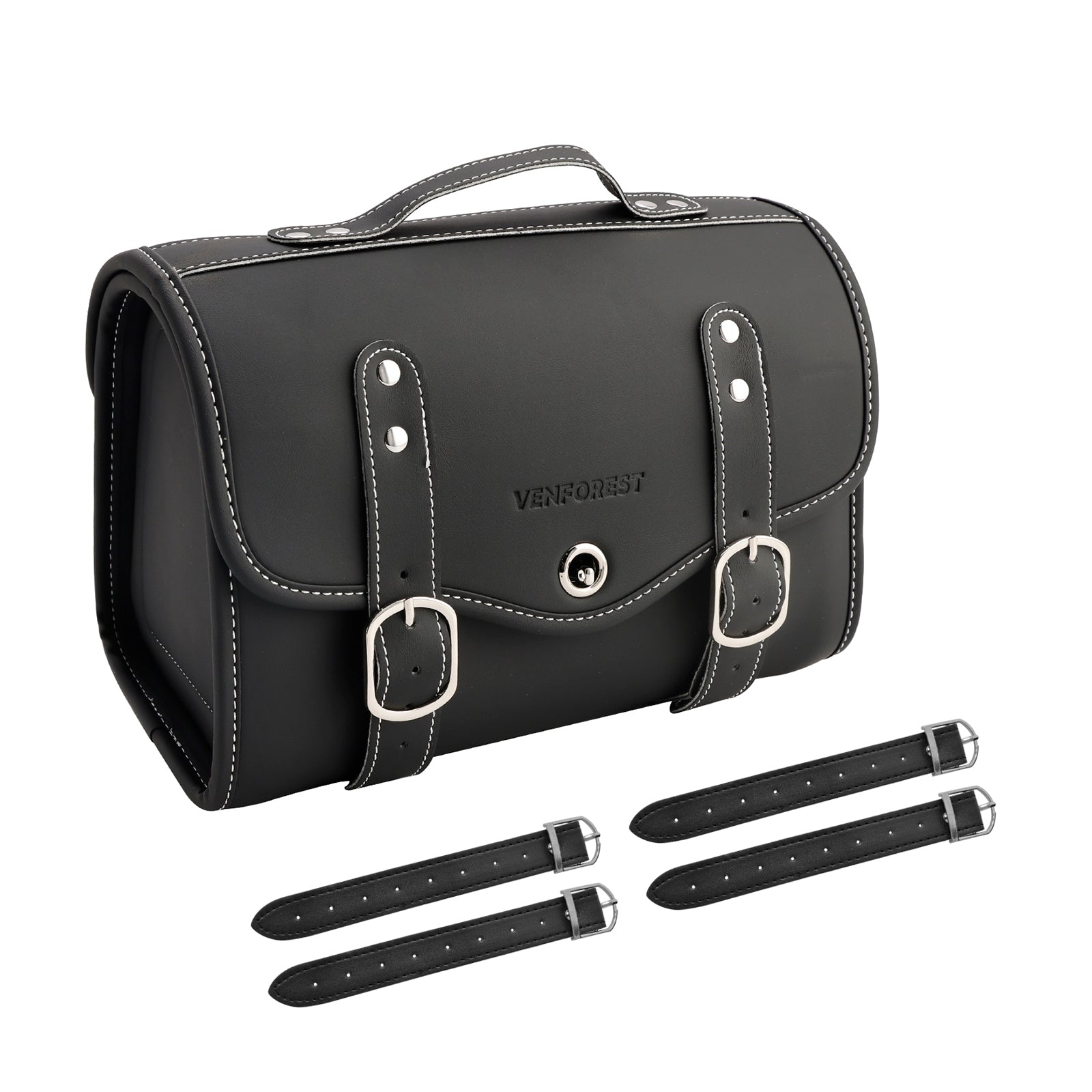 Poliuretanska stranska torba poliuretanska sedlasta vrečka, ki ustreza beli prtljagi za beli skuter motociklov