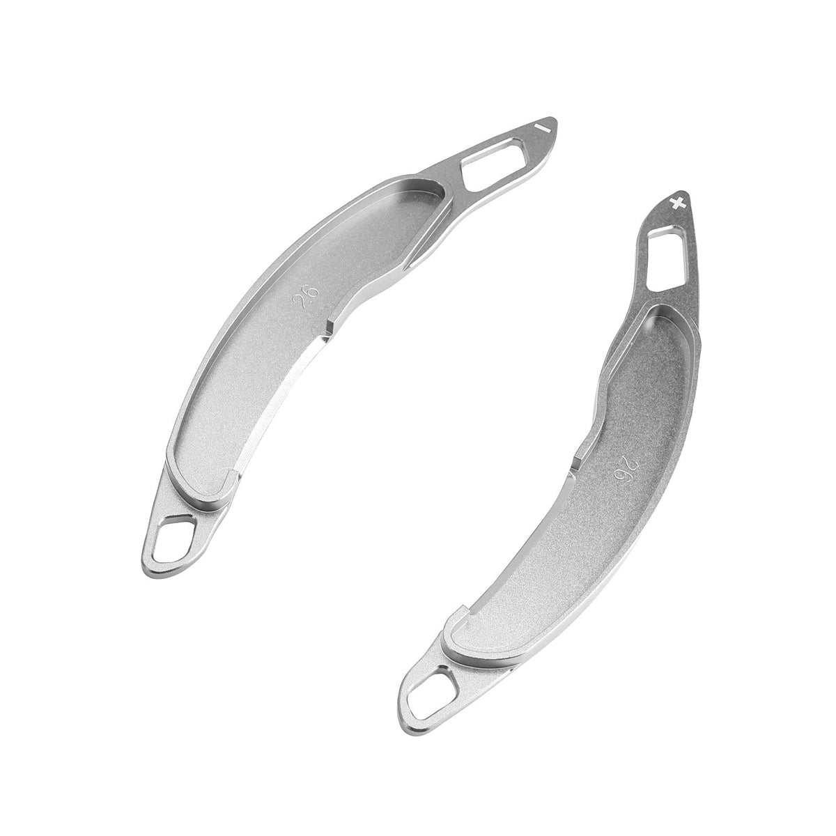 Stuurschakelpeddels voor Mitsubishi ASX 2013-2015 zilver aluminium