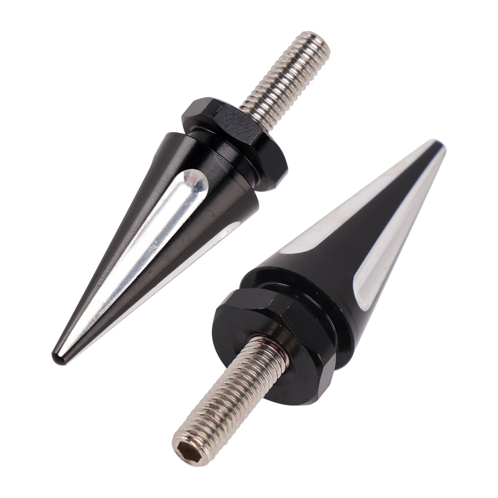 4 zwarte puntige kuipbouten voor de voorruit voor Touring Road Glide FLTR 2015 - 2025