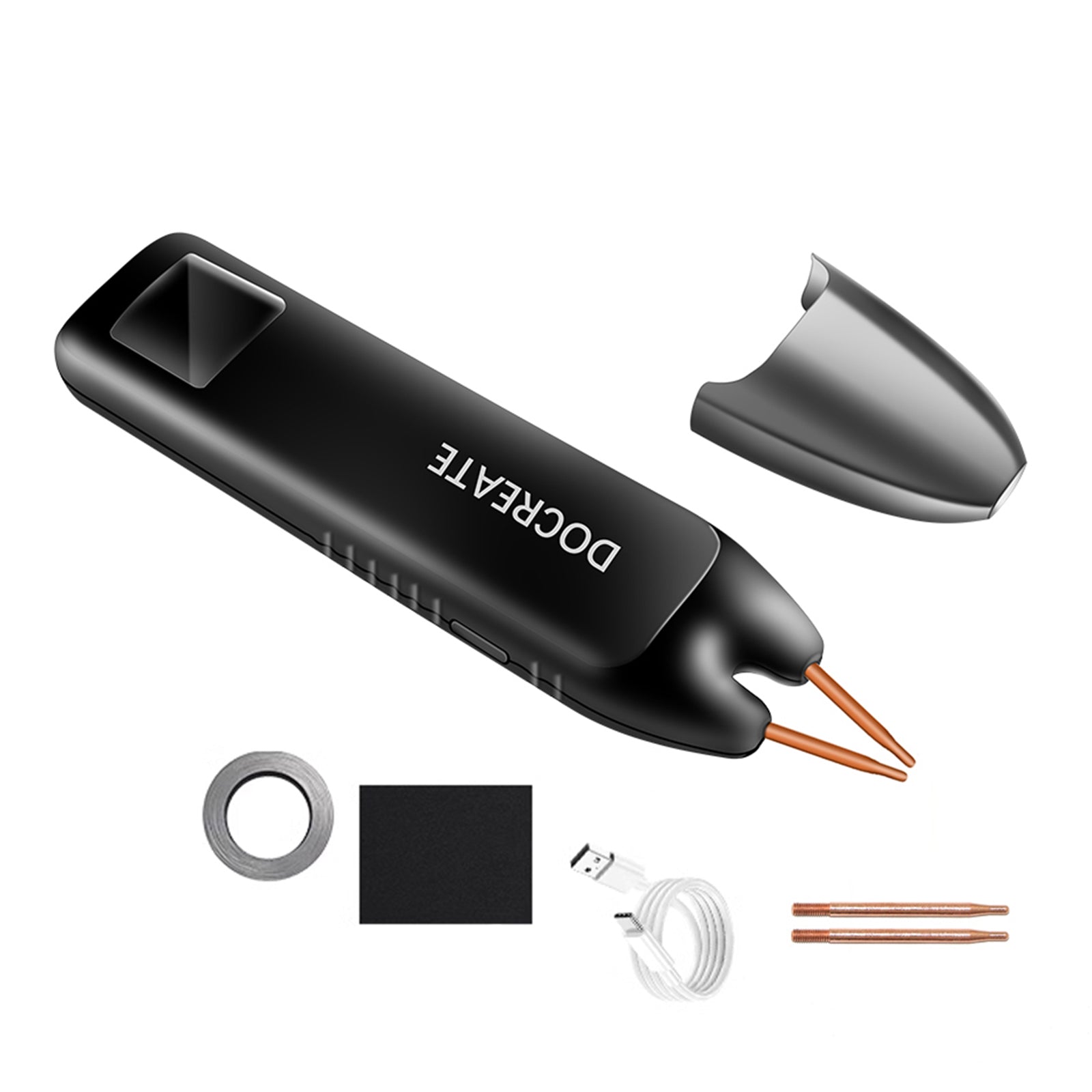 Mini saldatore per punti portatili per montare te stesso, strumento di saldatura a batteria a 99 velocità regolabili