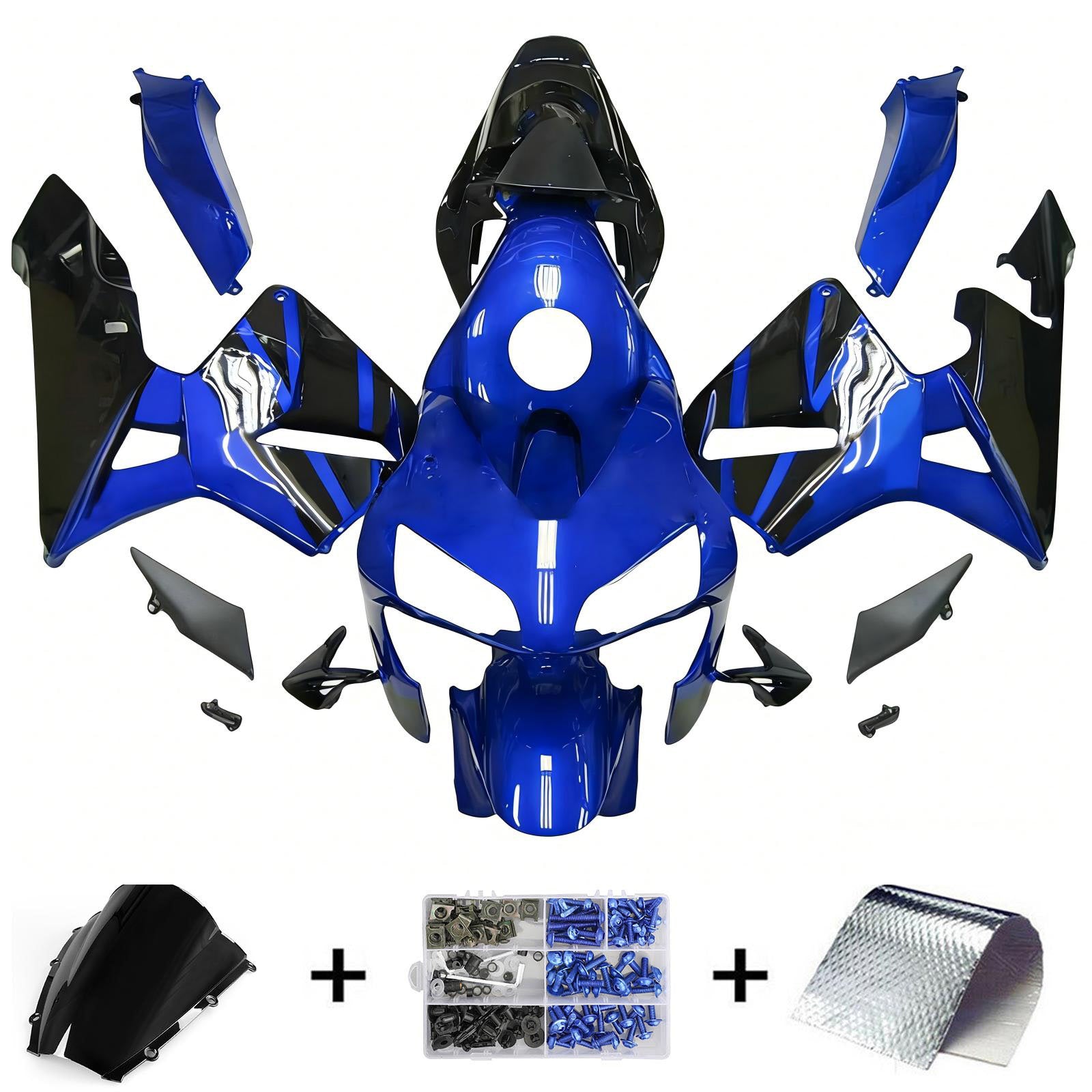 Kit de carénage par injection, carrosserie en plastique ABS pour Honda CBR600RR 2003-2004 F5