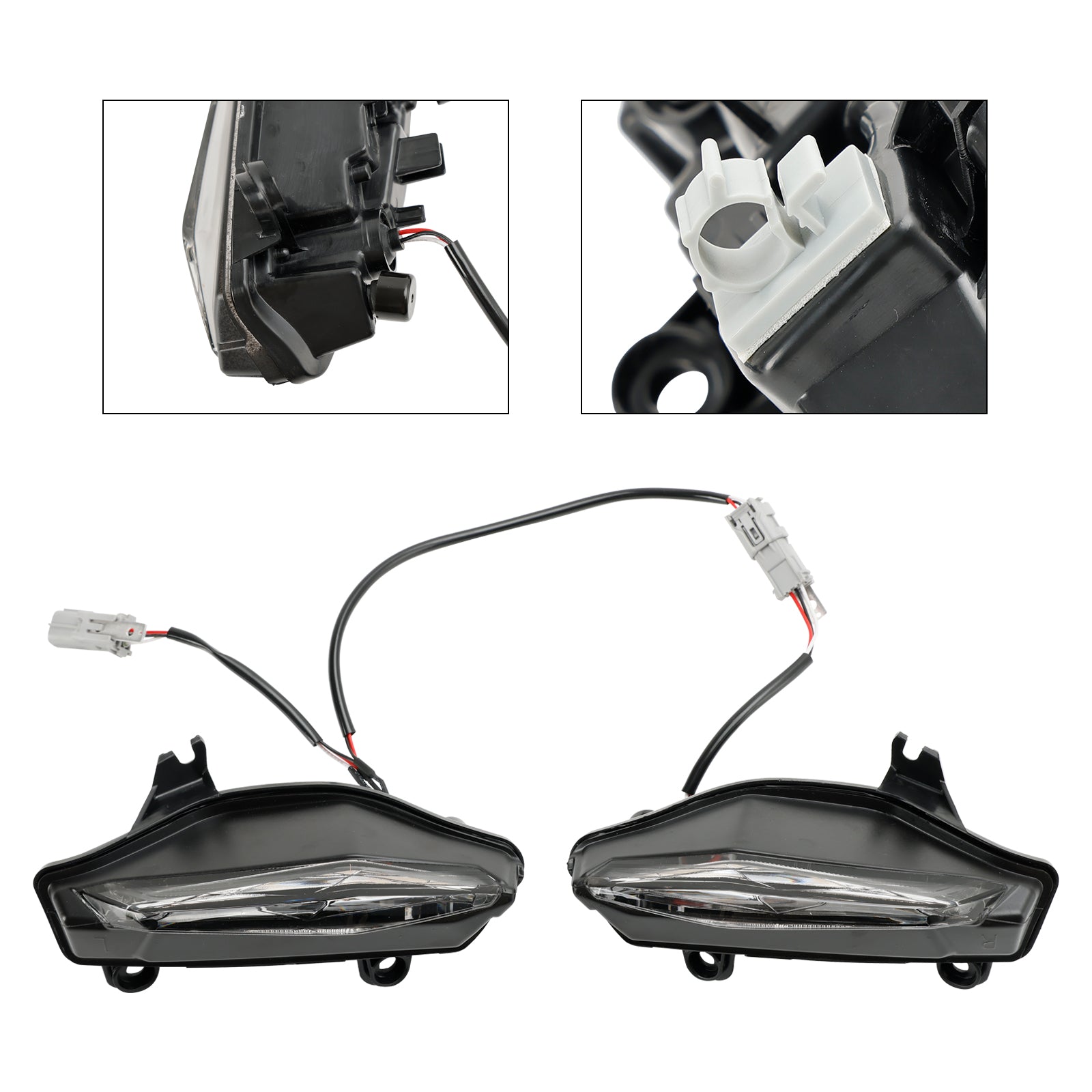 Grid di protezione della testa prima del LED trasparente per Yamaha YZF-R1 YZF R1 2020-2023