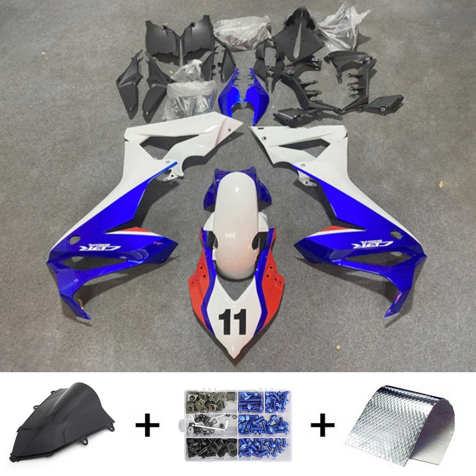 Amotopart Honda CBR650R 2021-2022 Kit Carenado Carrocería Plástico ABS