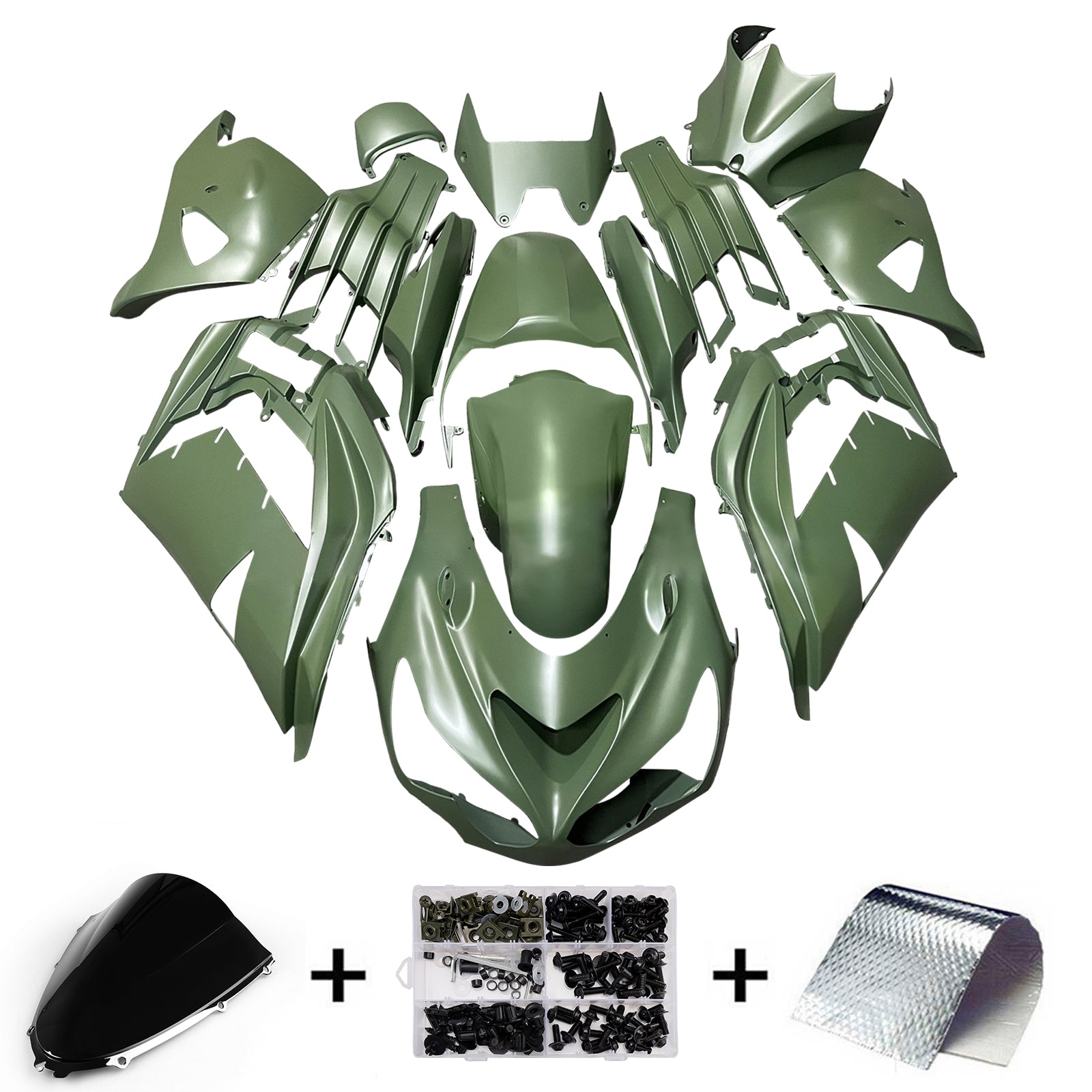 Kit carenatura iniezione per Kawasaki ZX14R ZZR1400 2012-2025