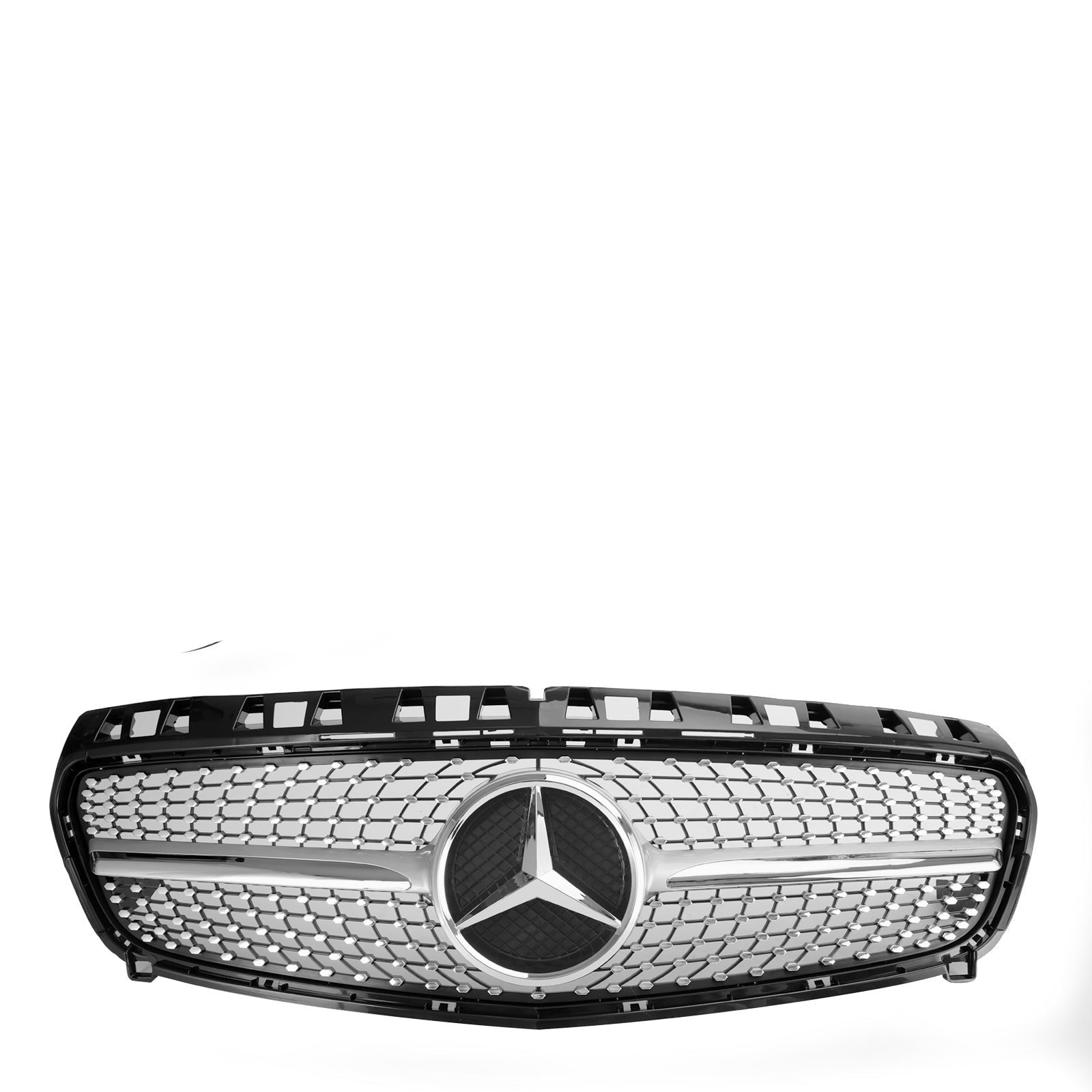 Griglia paraurti anteriore nera lucida per Mercedes Benz Classe A W176 2013-2015