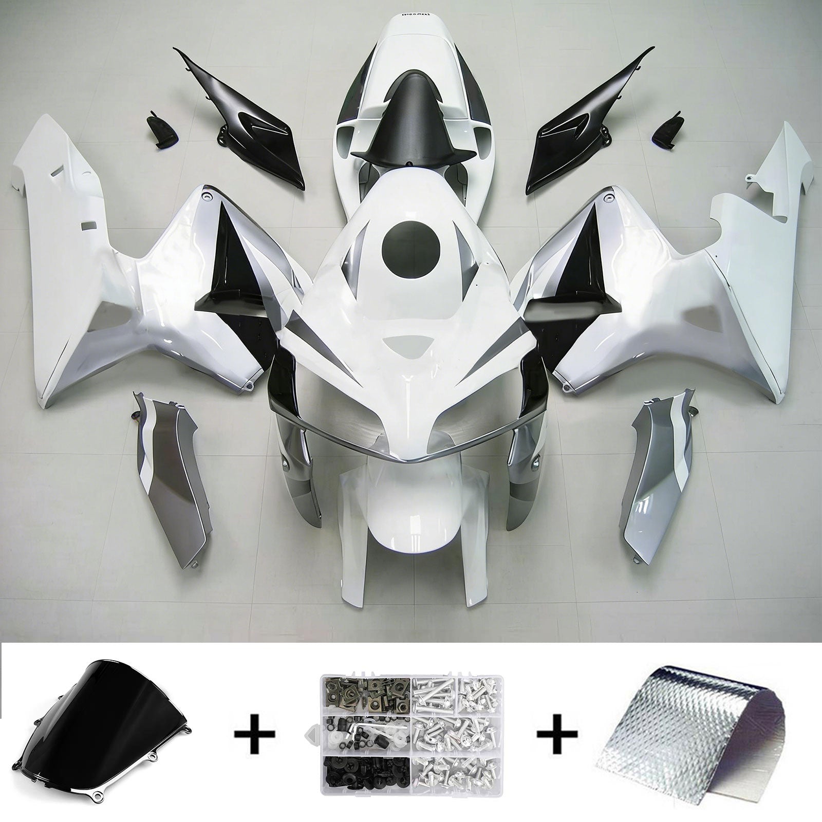 Kit de carénage par injection, carrosserie en plastique ABS pour Honda CBR600RR 2005-2006 F5
