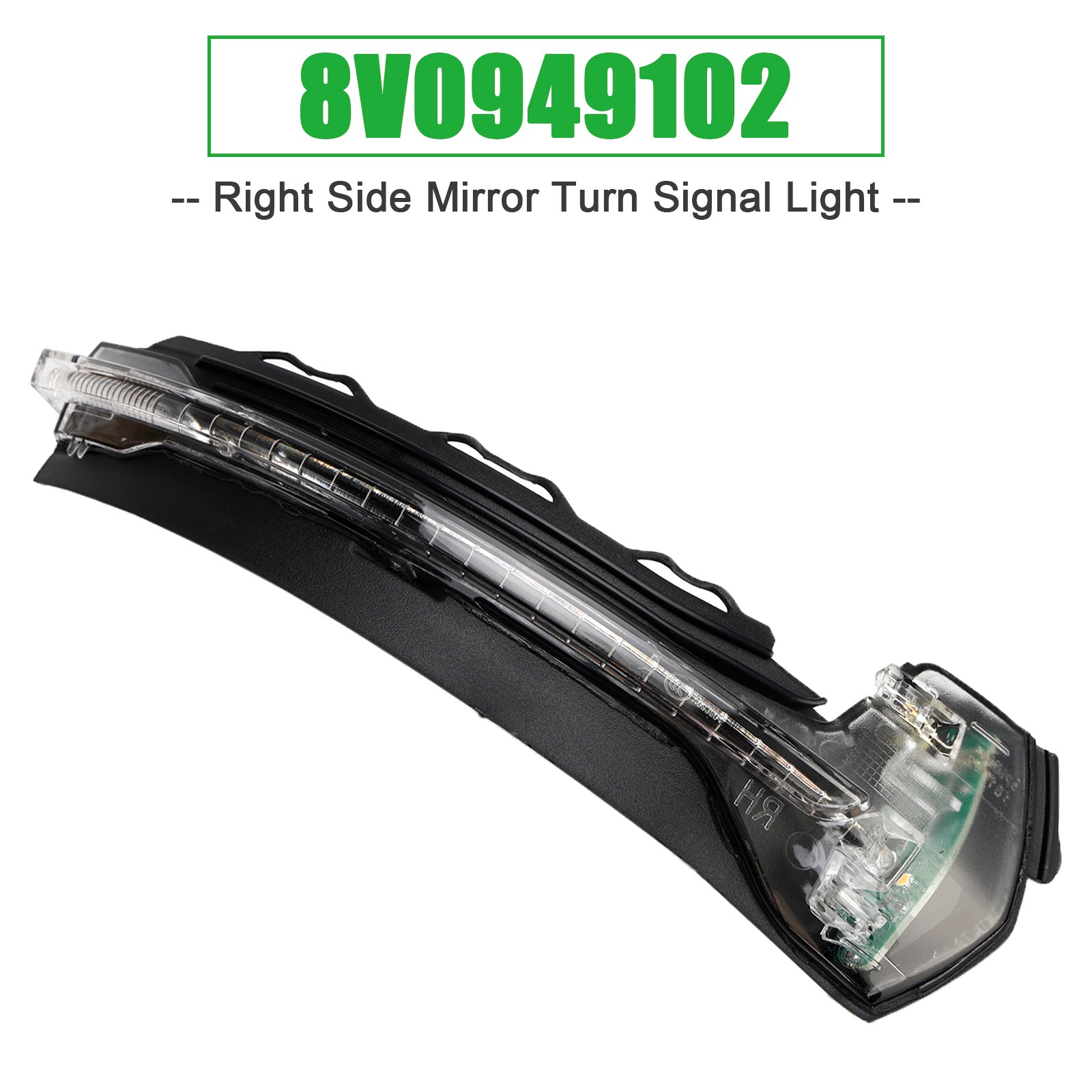 Rechter buitenspiegel richtingaanwijzer voor Audi A3 S3 RS3 8V (2012-2020) - Onderdeelnummer : 8V0949102