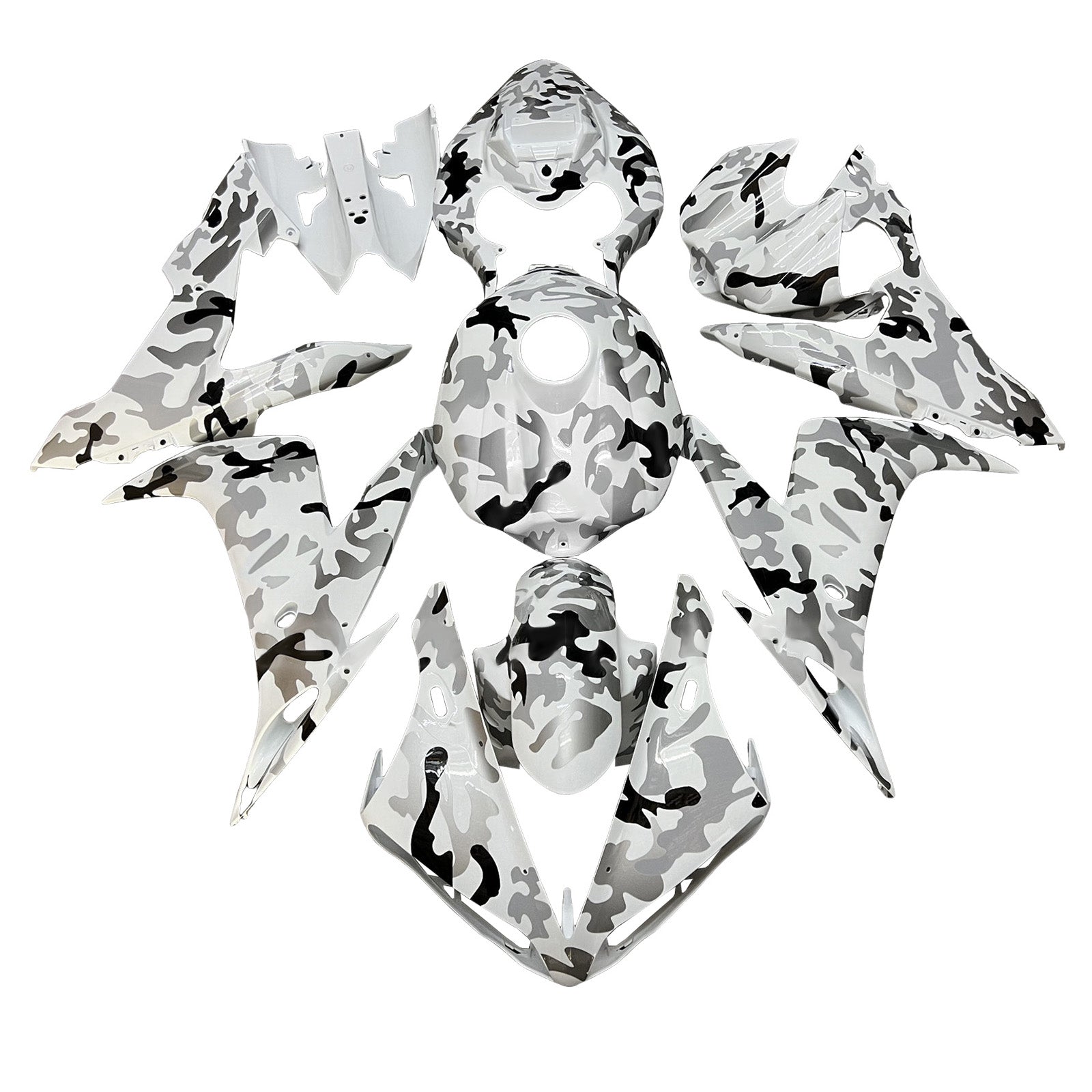 Kit carenatura iniettata in plastica ABS per Yamaha YZFR1 YZF-R1 2004-2006