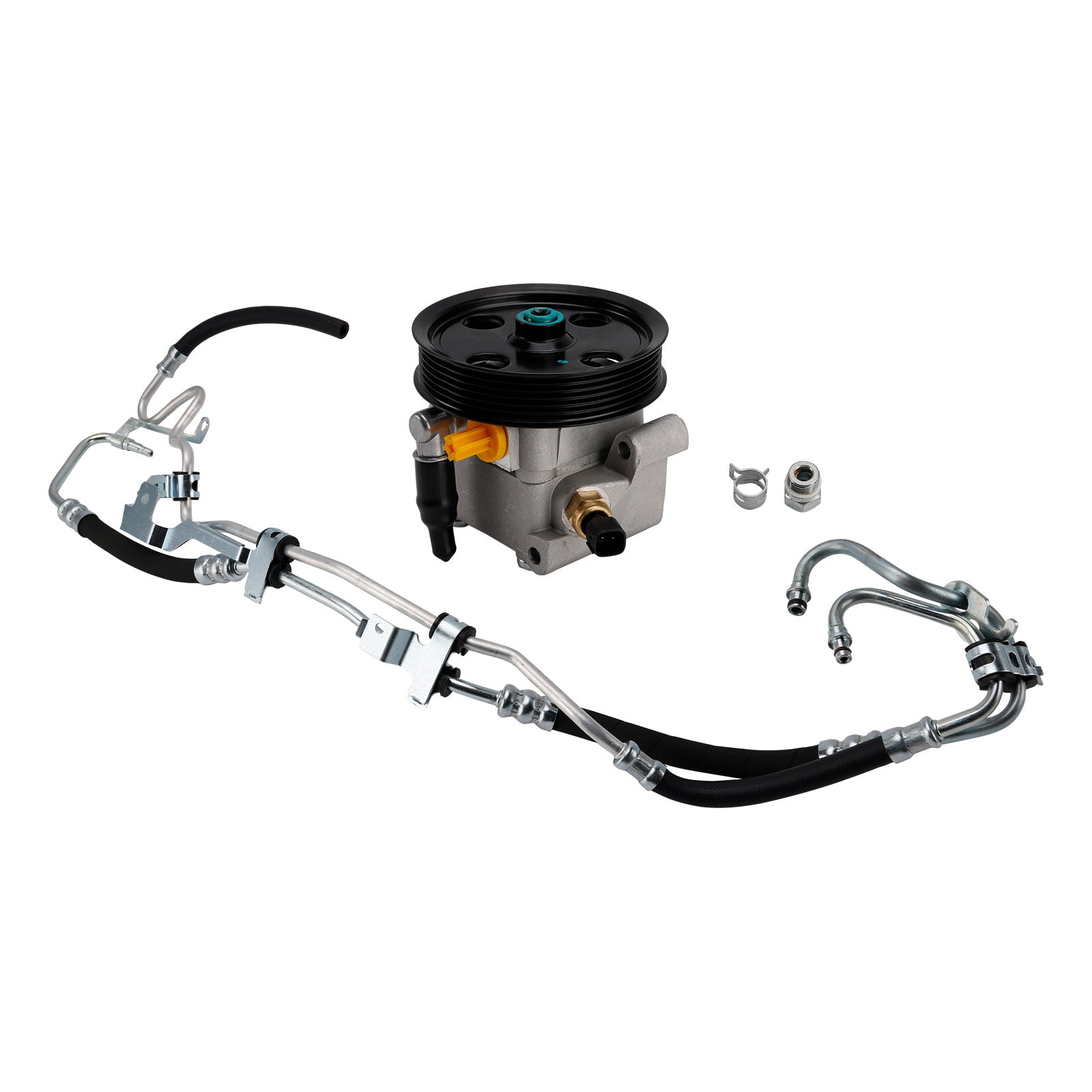 Pompa del servosterzo + tubo ad alta pressione per Ford C-Max 2007-2011 1743278