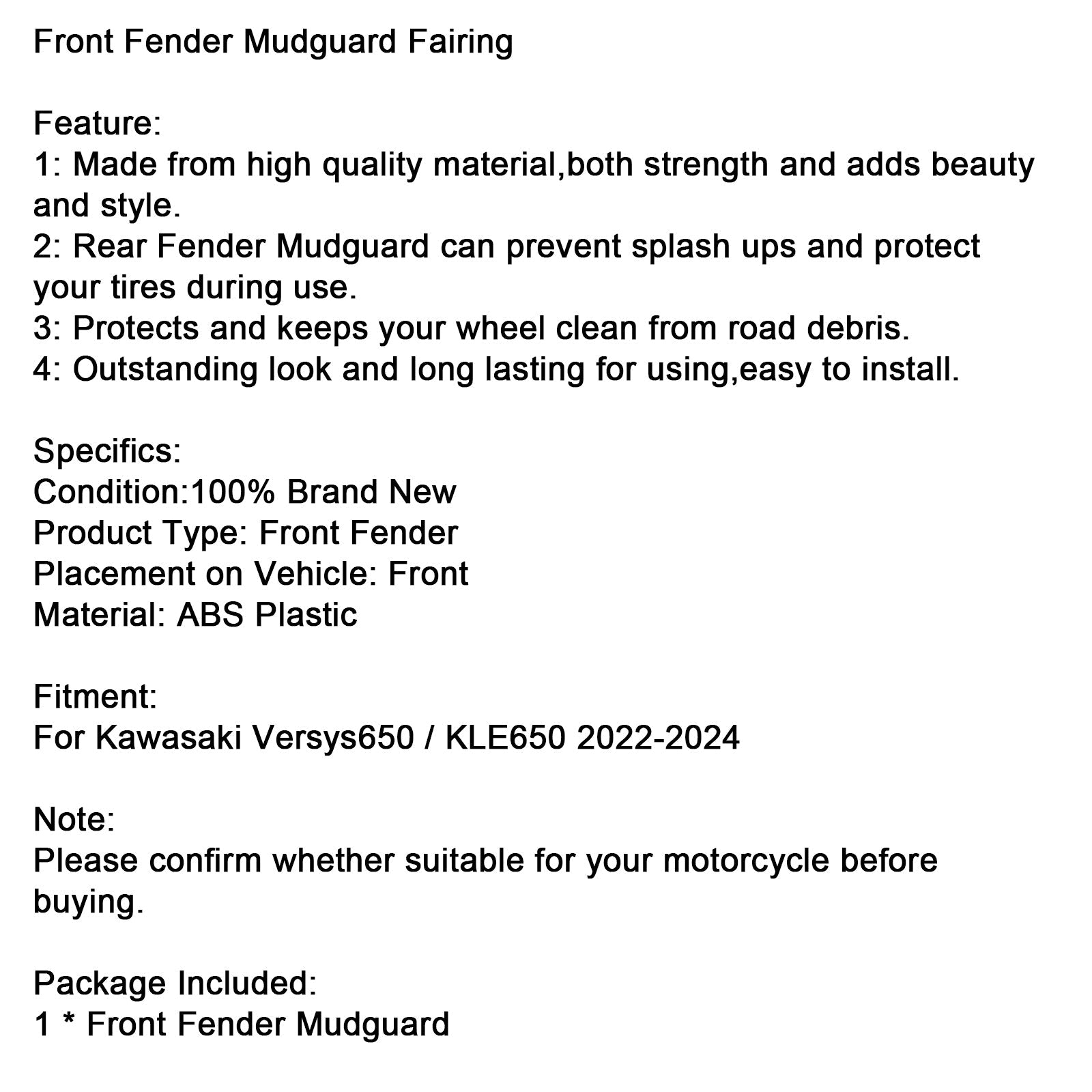 2022-2024 Kawasaki versys 650 kle650 da ma prima