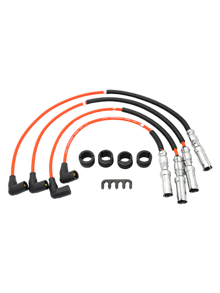 Kit de câbles d'allumage 8 mm 063905431A pour VW Beetle Bora Golf GTI Jetta 2.0L