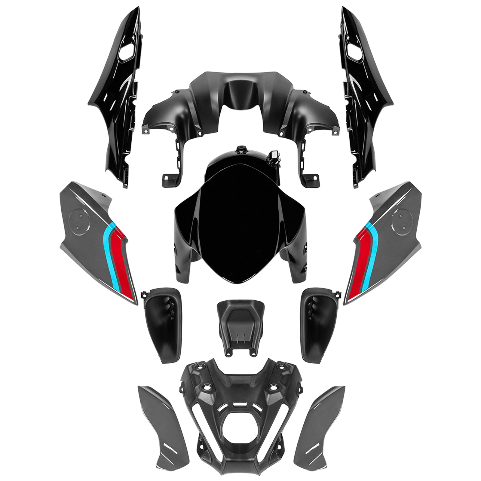 Kit de carénage de carrosserie ABS injection pour Yamaha MT-09 / MT-09 SP 2021-2023 02#