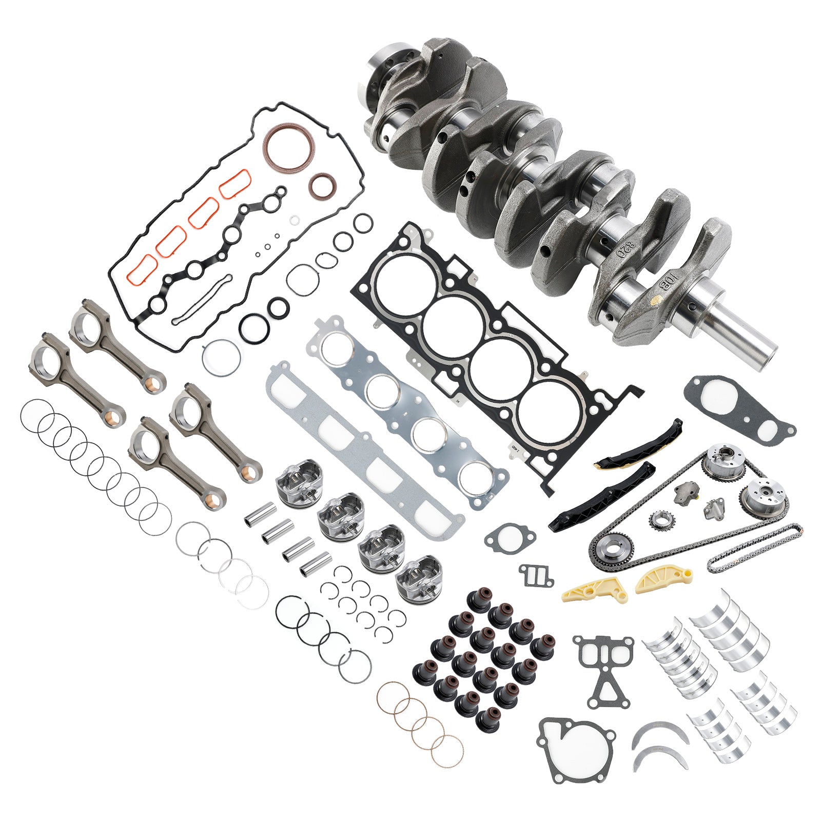 Kit de reconstrucción de motor G4KH 2.0T con kit de sincronización de bielas de cigüeñal para Hyundai KIA