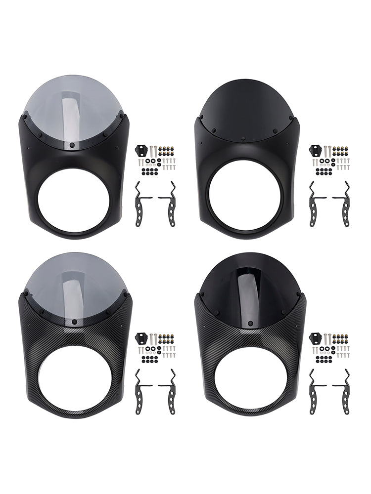 Fiera del parabrezza del faro per eliminatori Kawasaki 500 2024-2025